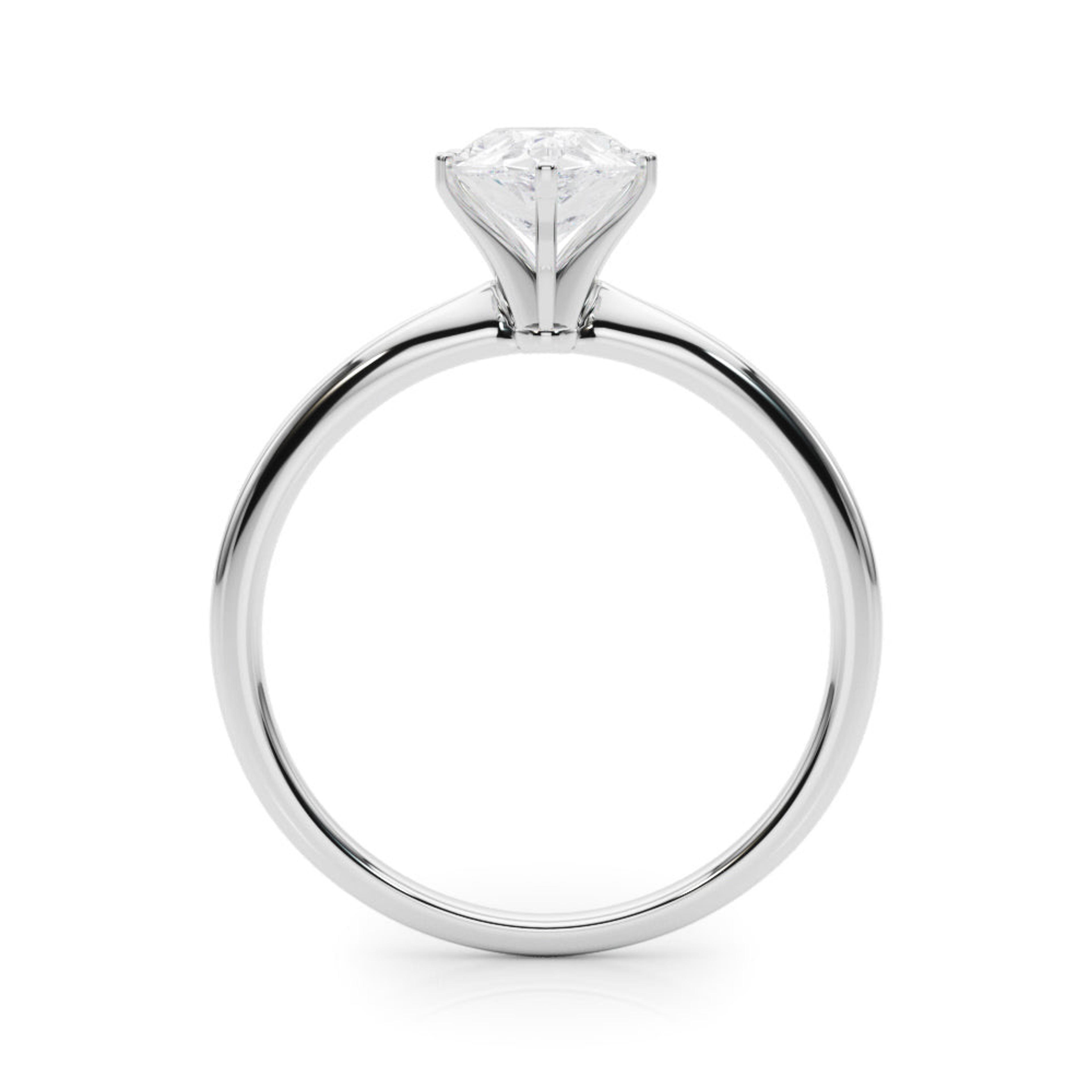 Angelica Pear Diamond Solitaire Engagement Ring