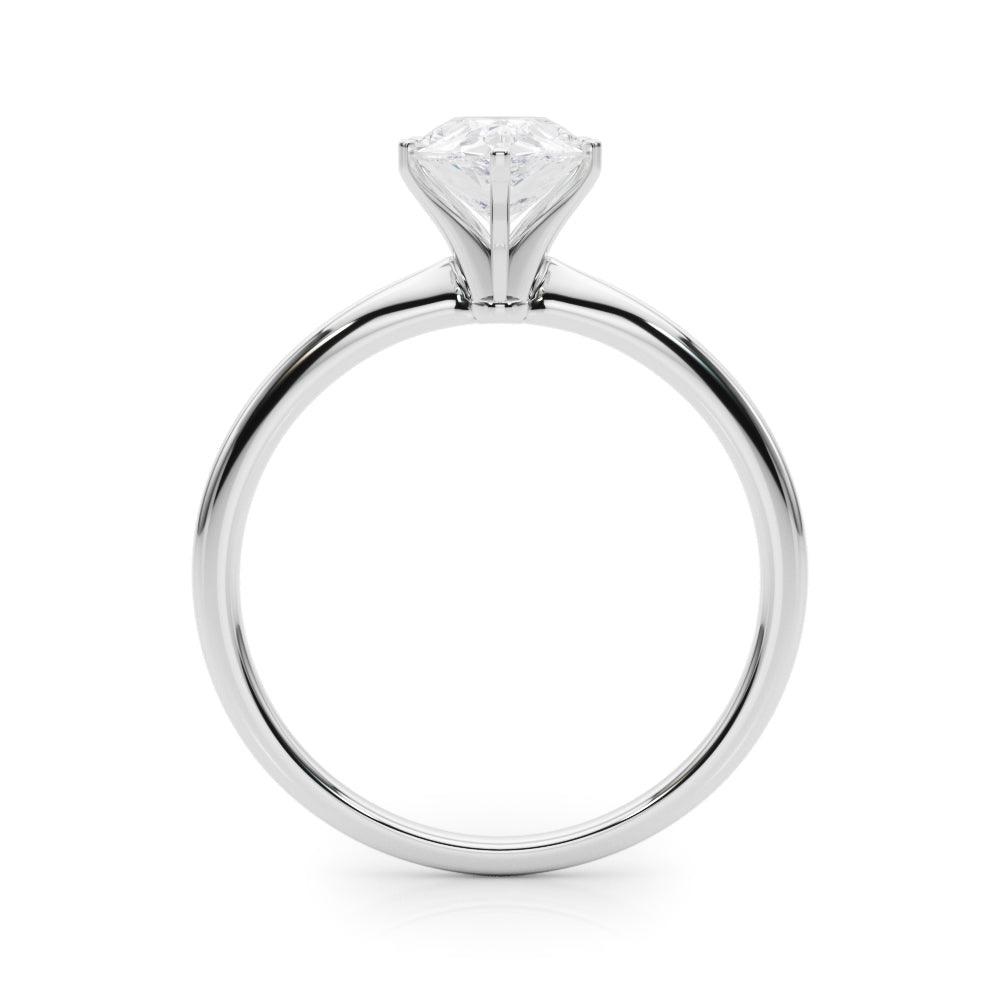 Angelica Pear Diamond Solitaire Engagement Ring