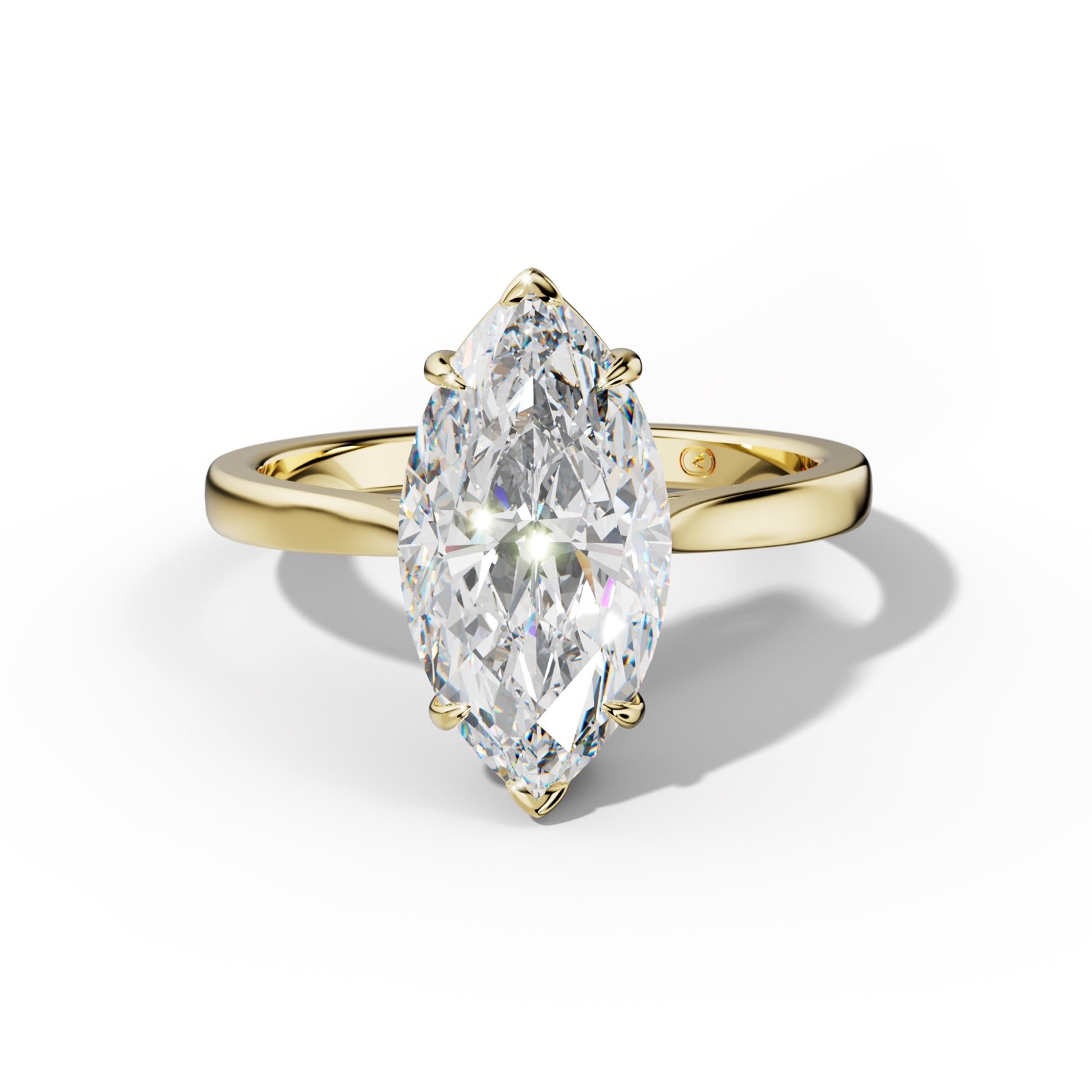 Freya Marquise Diamond Engagement Ring