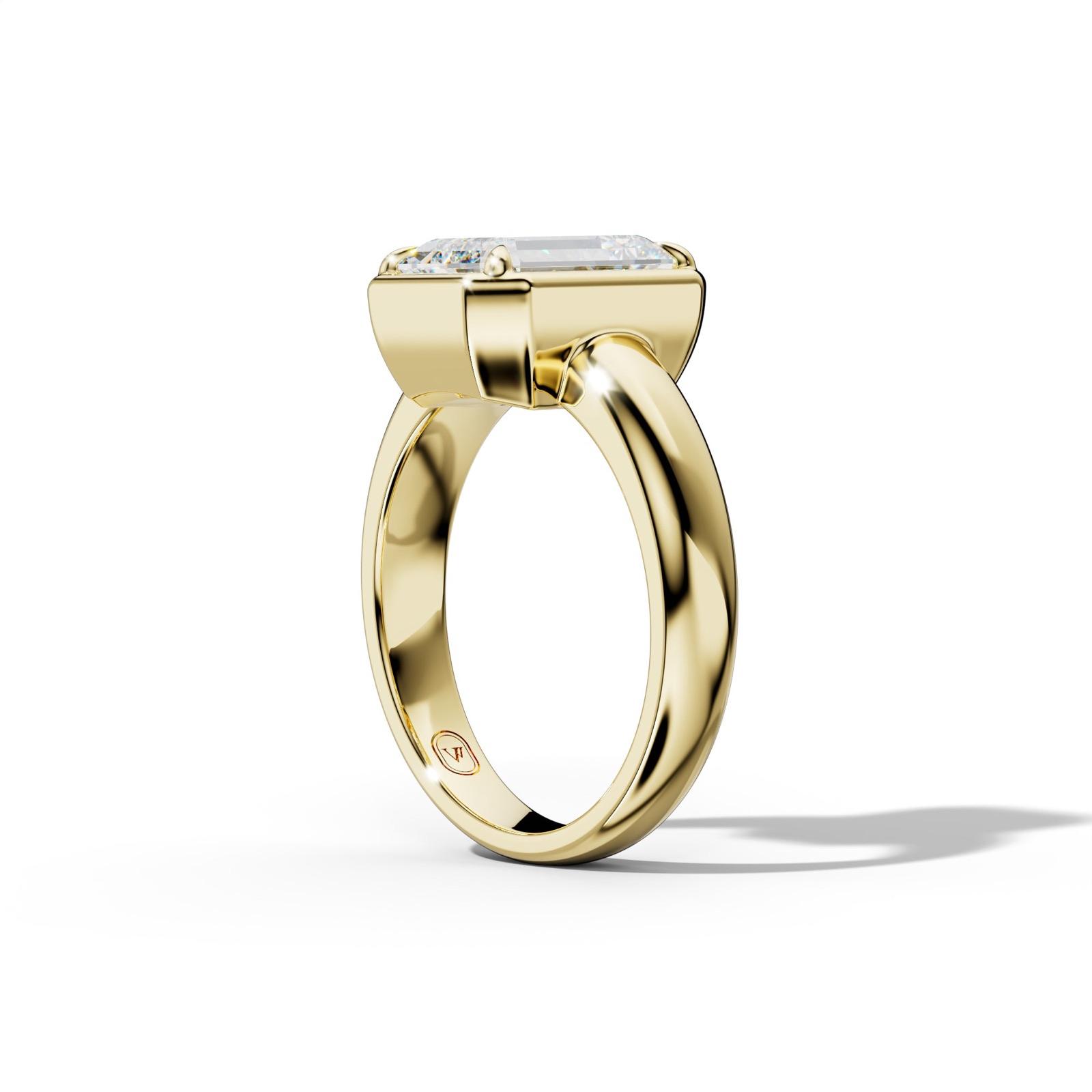 Giselle Emerald Cut Engagement Ring
