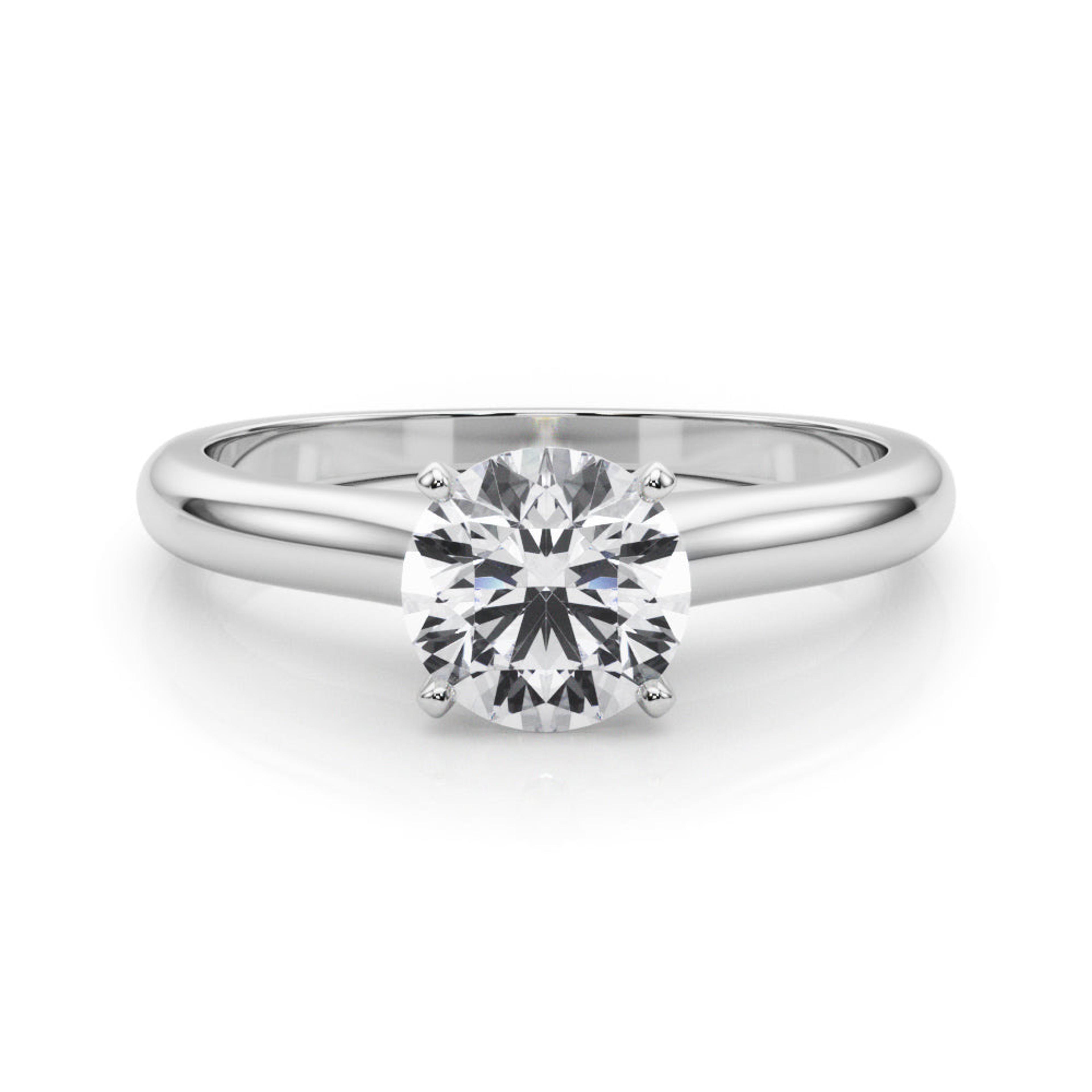 Isabella Round Diamond Solitaire Engagement Ring