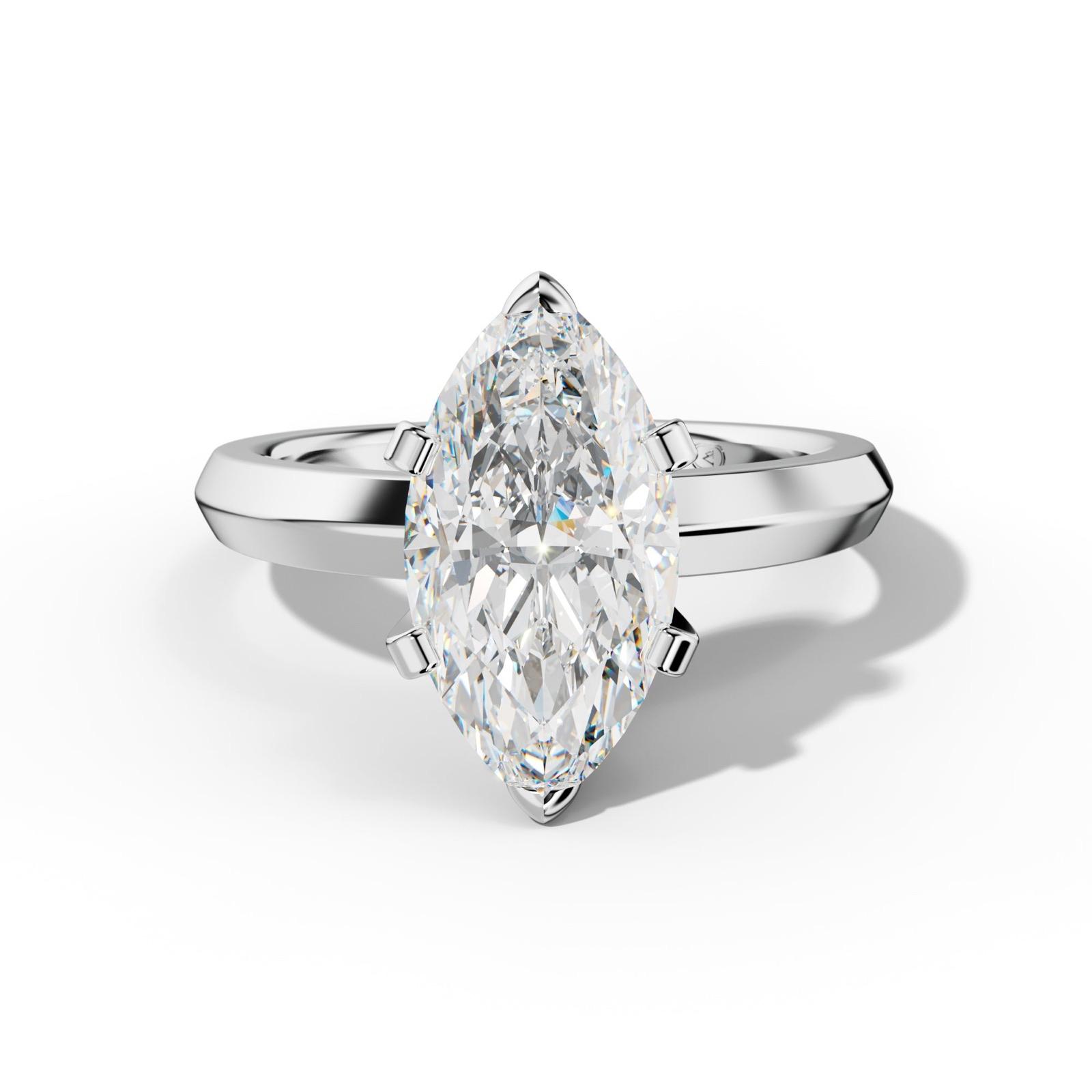 Nia Marquise Diamond Engagement Ring