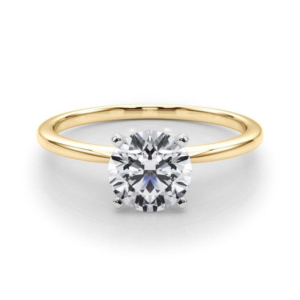 Angelica Round Solitaire Engagement Ring IGI Certified