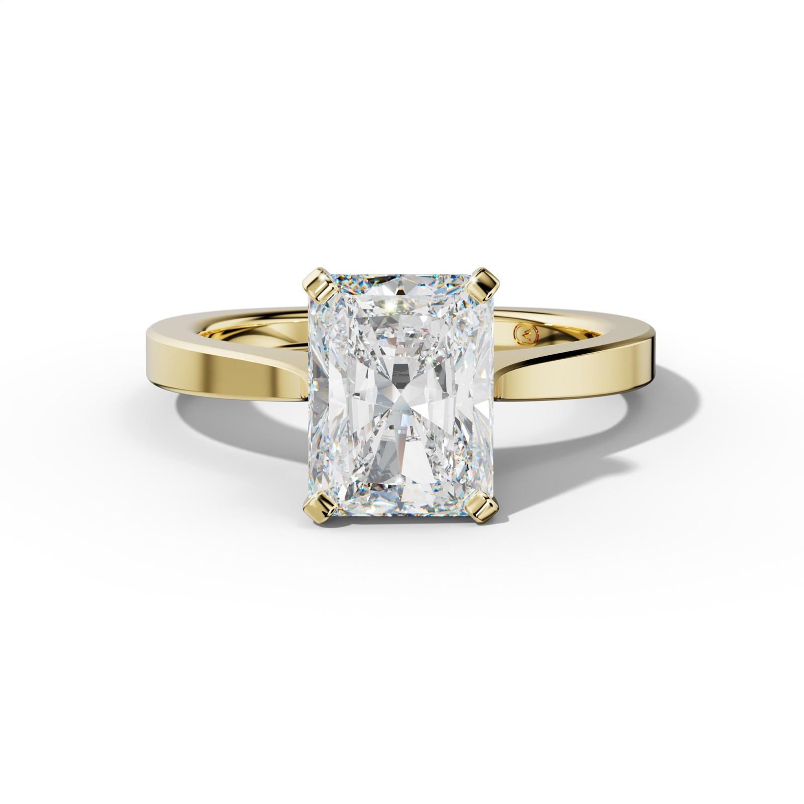 Amaya Radiant Diamond Engagement Ring