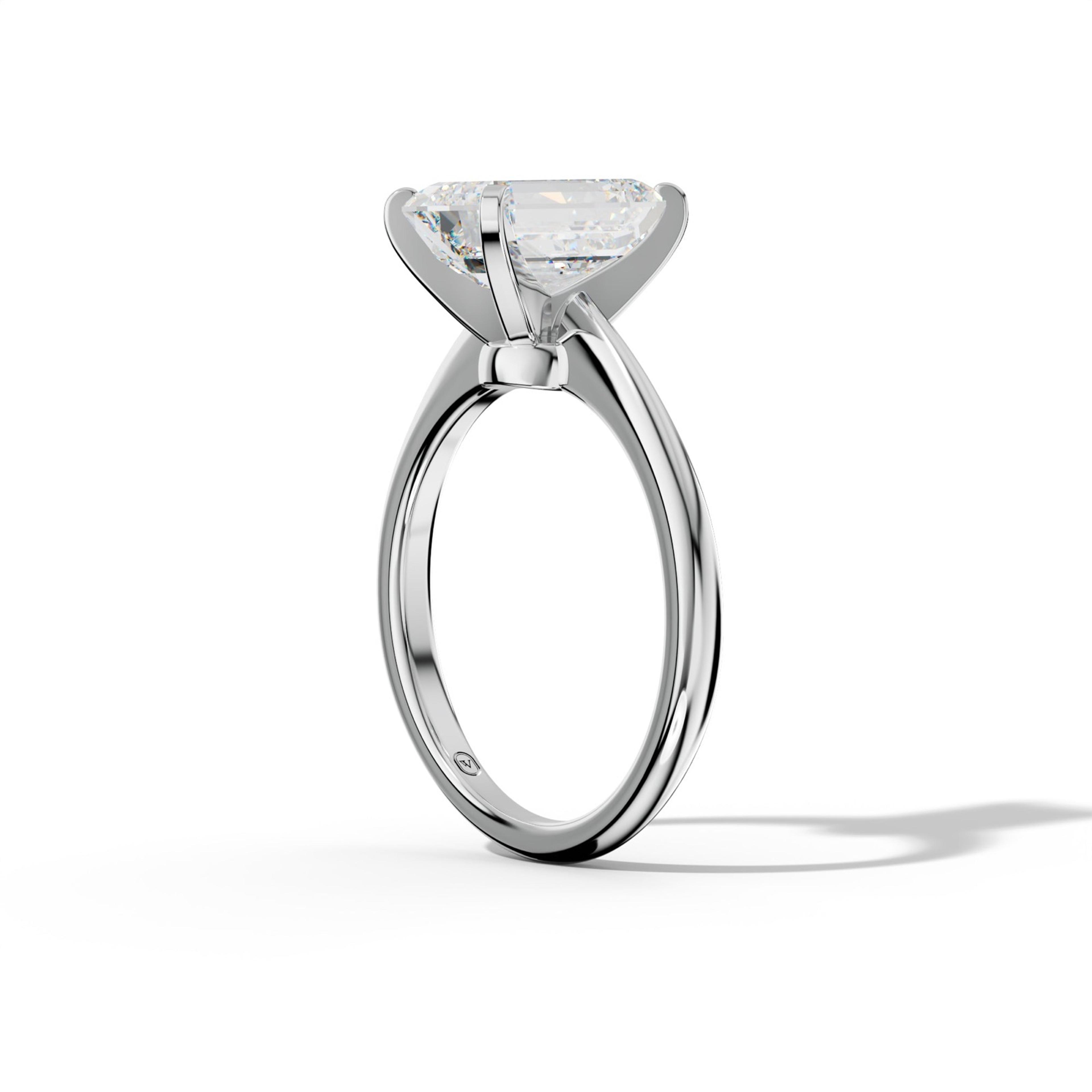 Alison Emerald Cut Engagement Ring