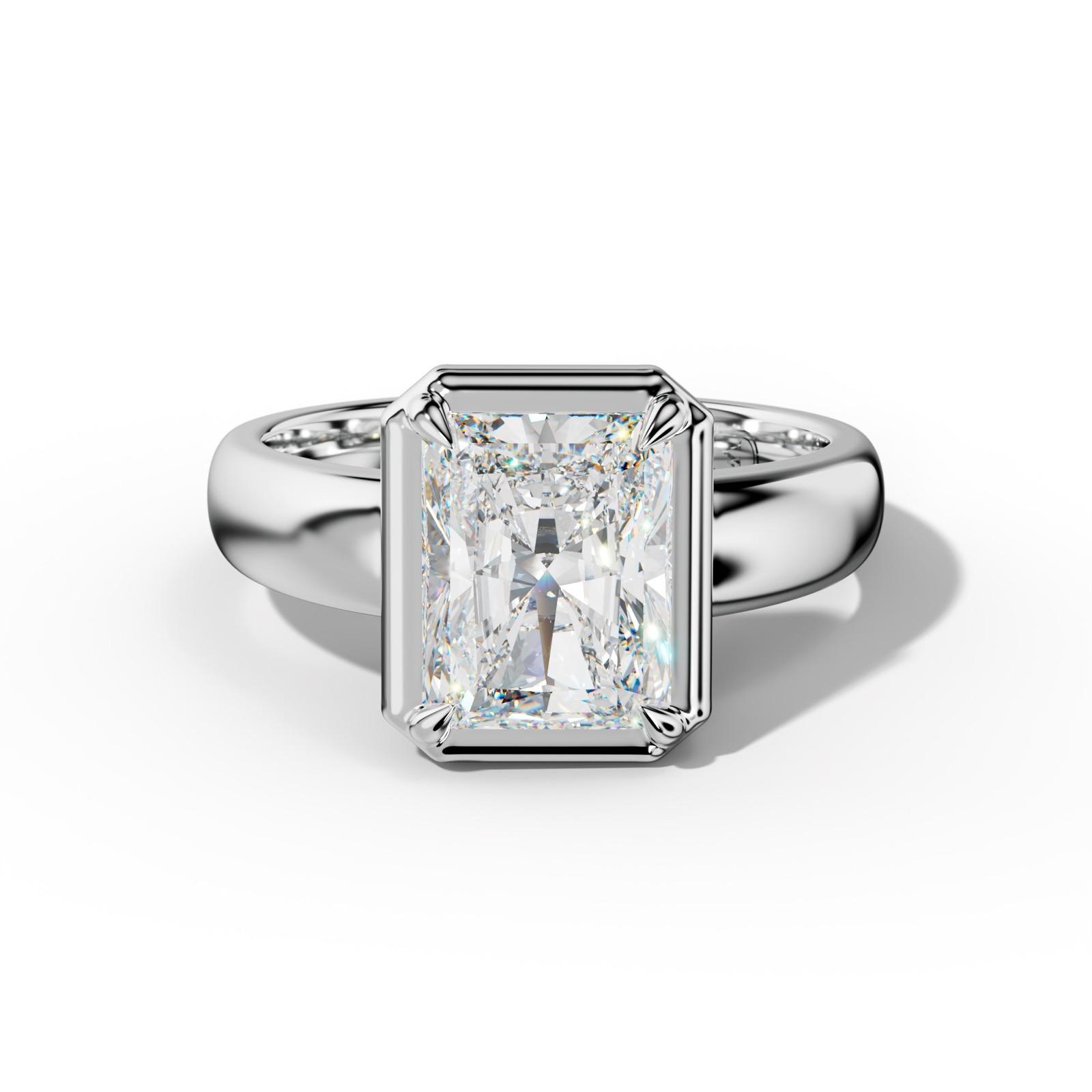 Giselle Radiant Diamond Engagement Ring