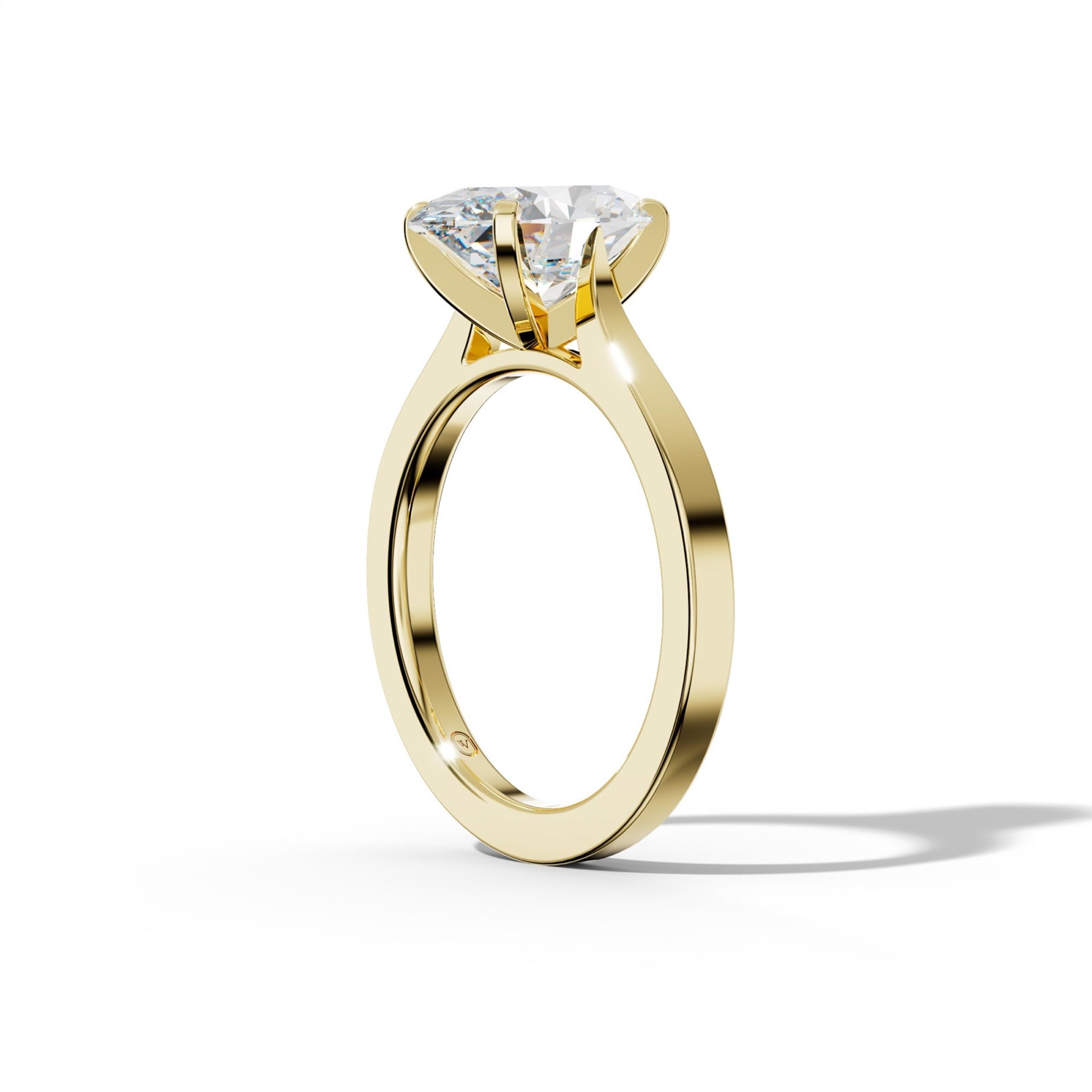 Amaya Oval Diamond Engagement Ring