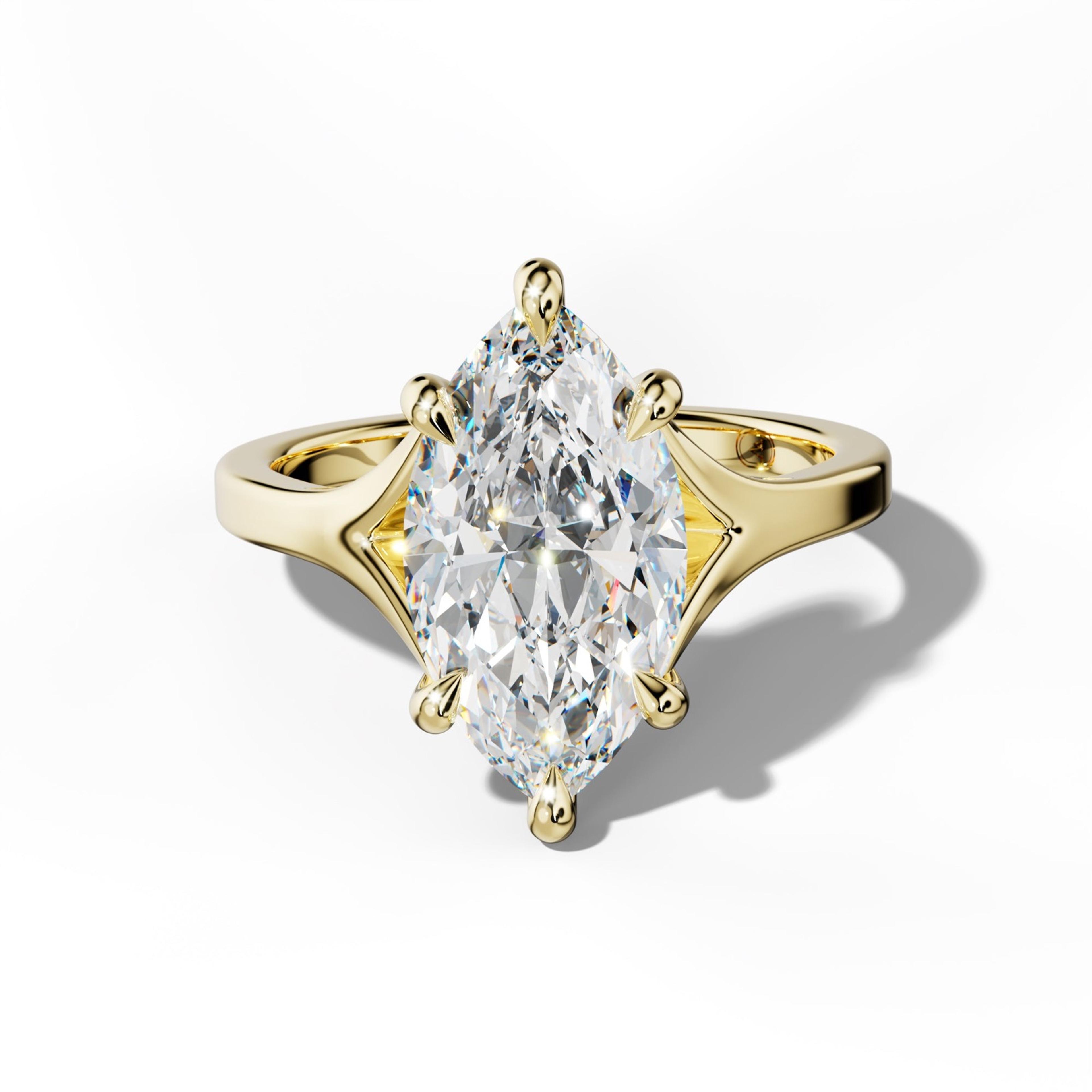Alicia Marquise Diamond Engagement Ring