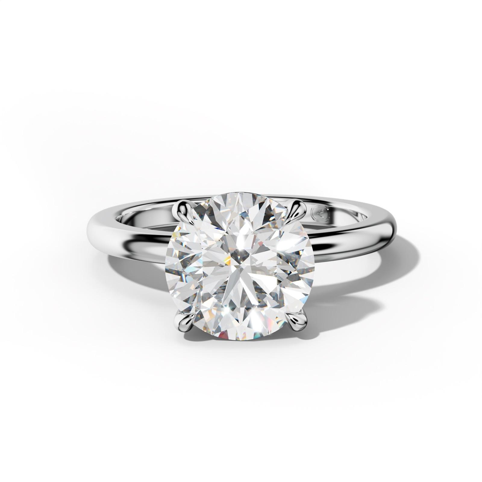 Alice Round Diamond Engagement Ring