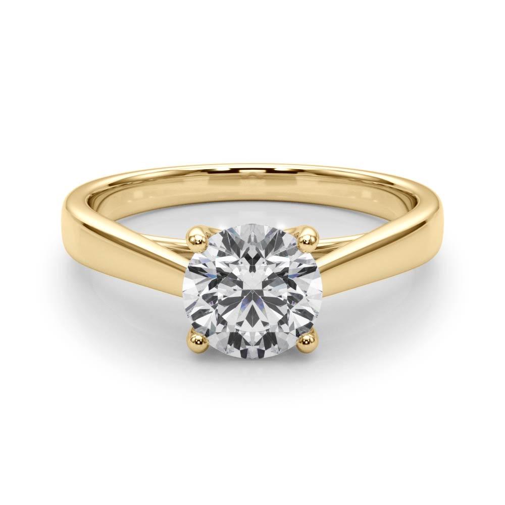 Bella Round Diamond Solitaire Engagement Ring