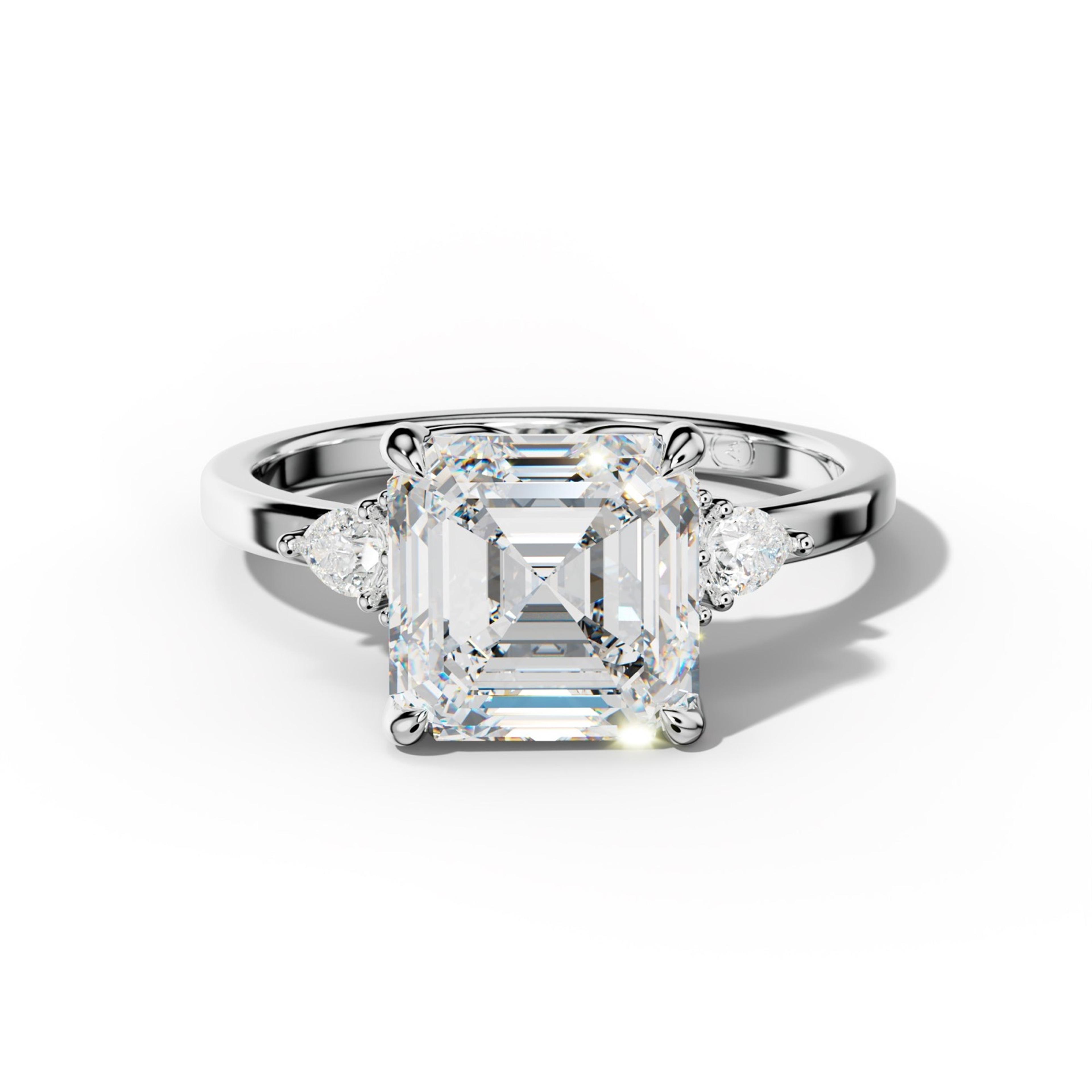 Sienna Asscher Cut  Engagement Ring