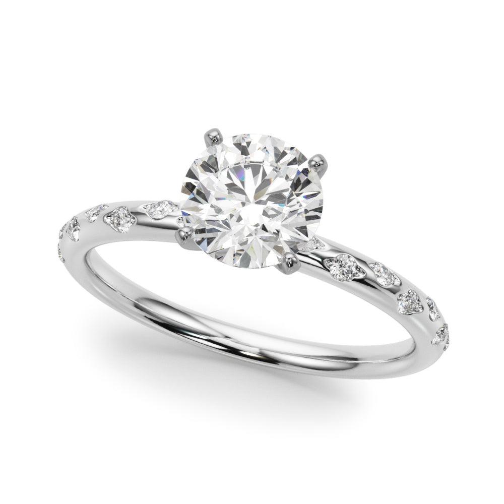 Blair Round Lab Grown Diamond Solitaire Engagement Ring IGI Certified