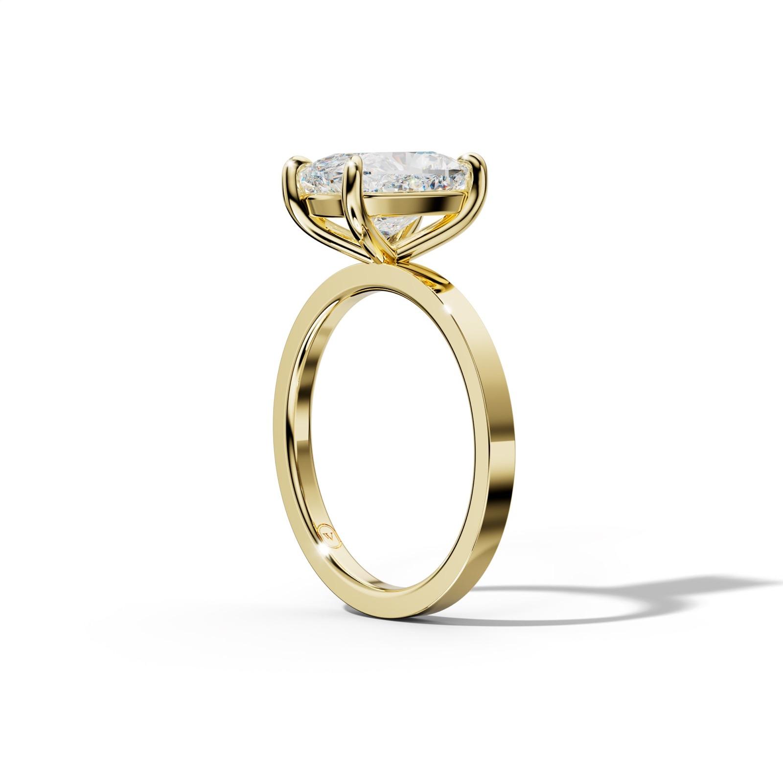 Gabriella Elongated Cushion Cut Engagement Ring