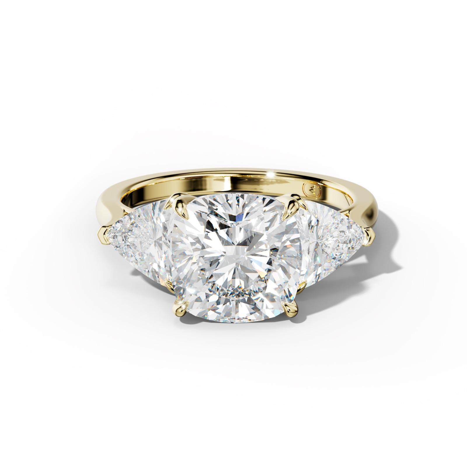 Ivy Cushion Cut Engagement Ring