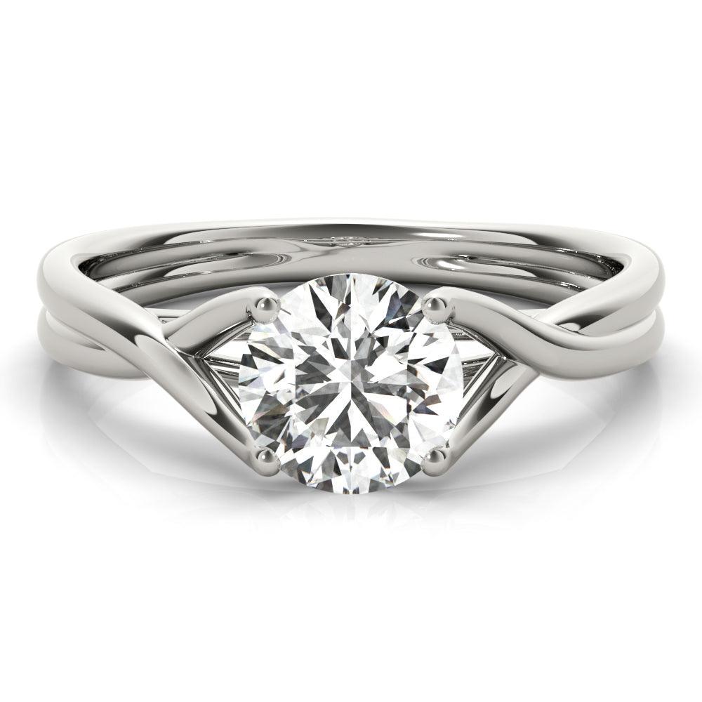 Amara Round Diamond Solitaire Engagement Ring