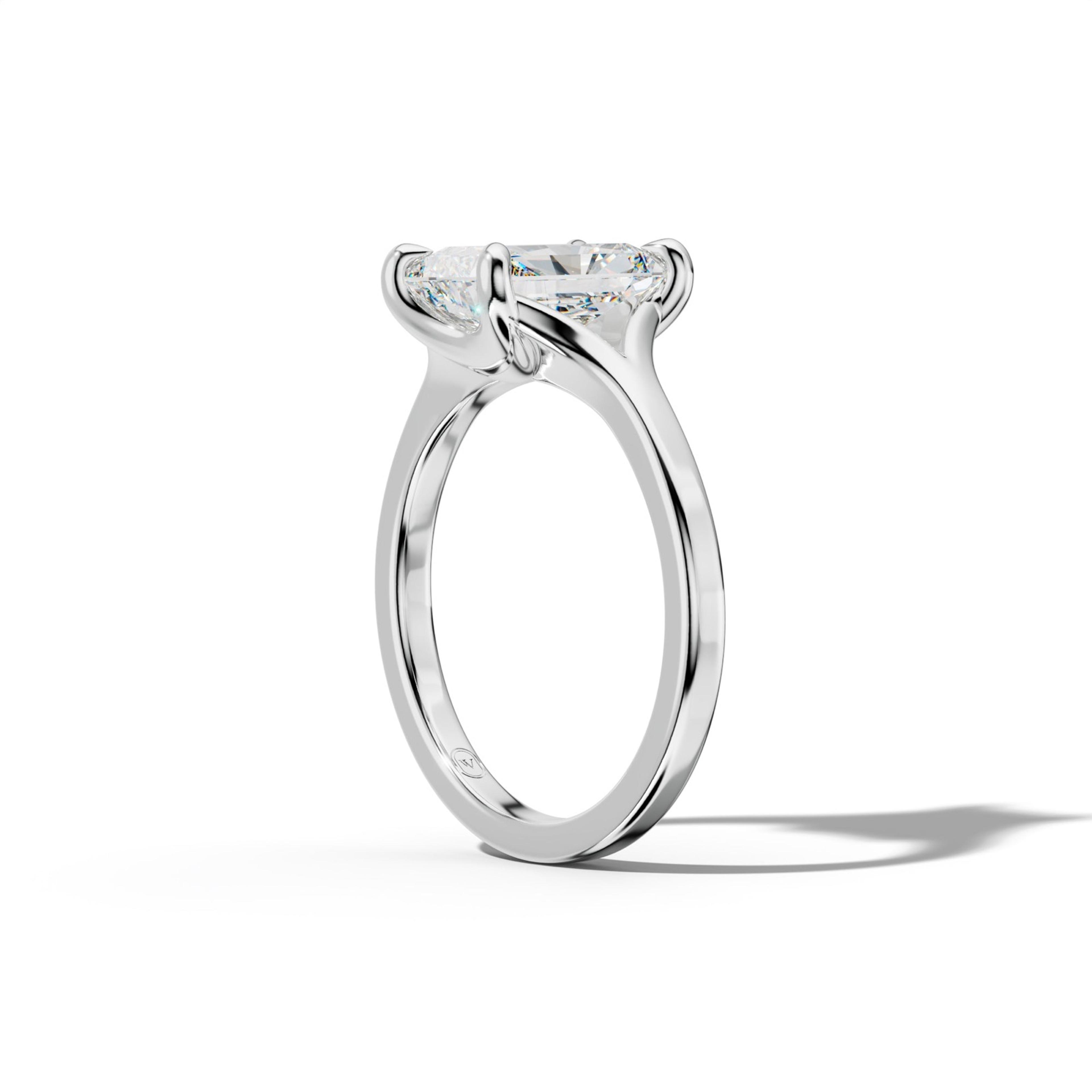 Alicia Radiant Diamond Engagement Ring