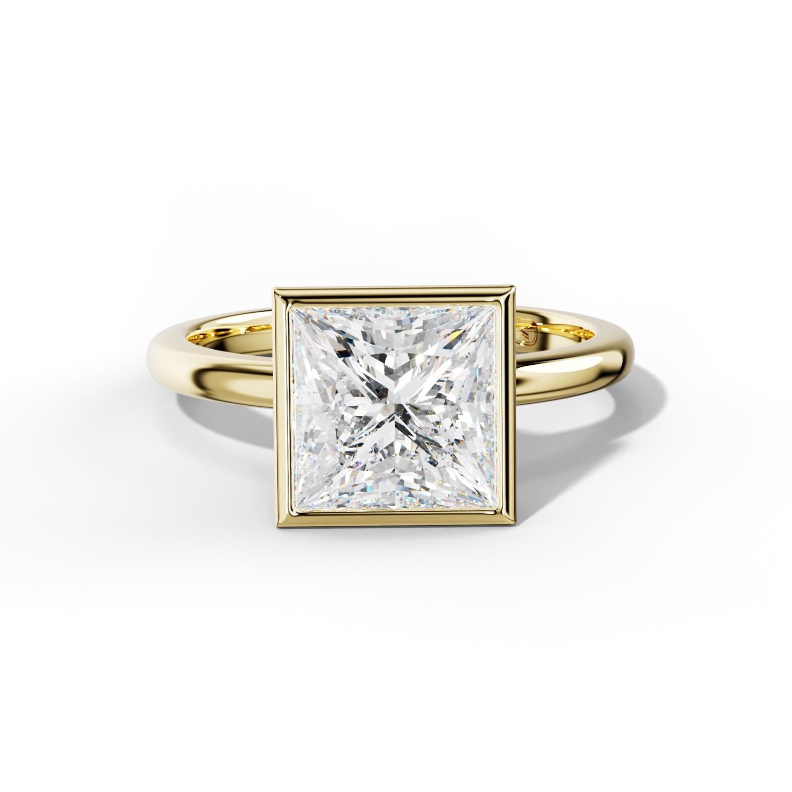Malaya Princess Cut Engagement Ring