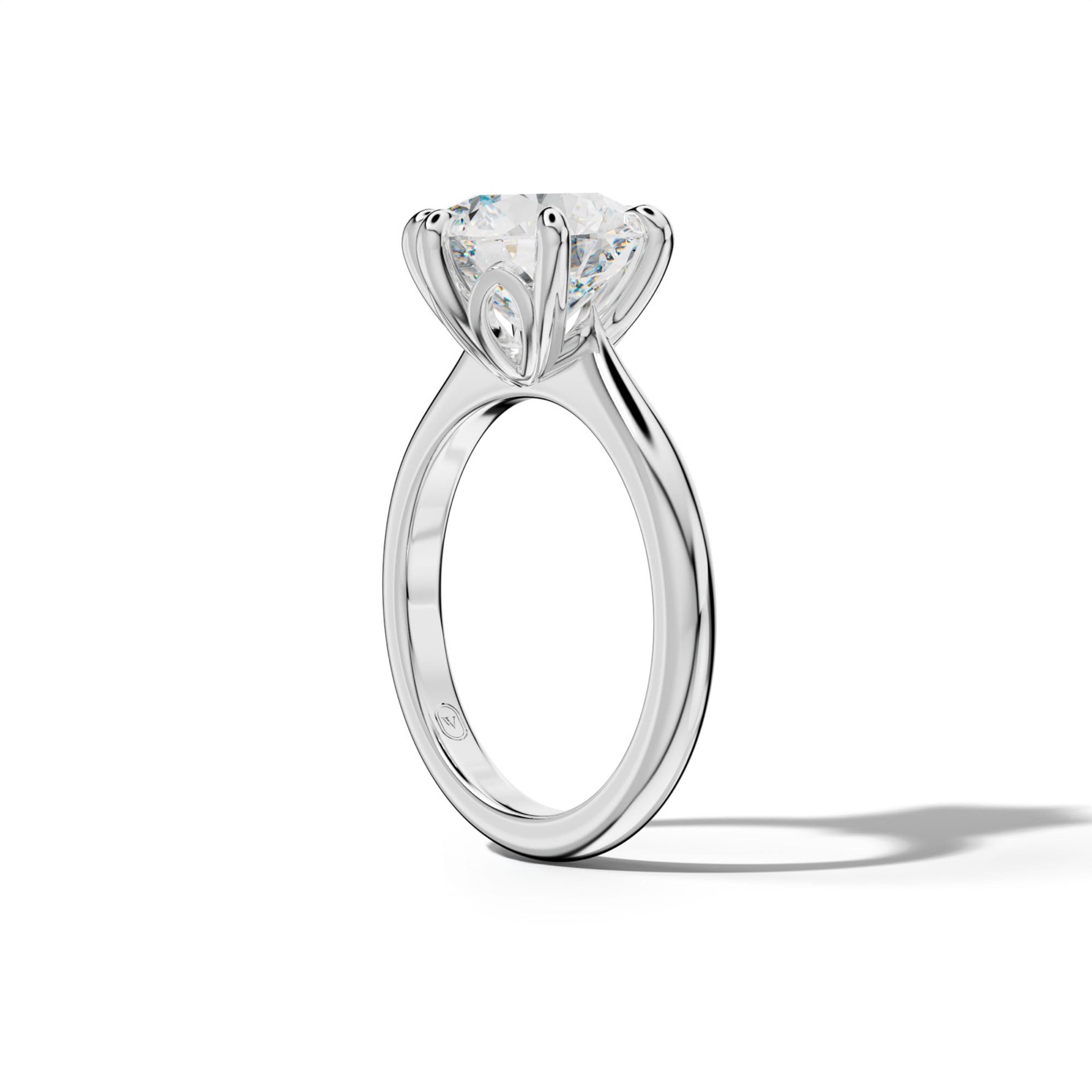 Miranda Round Diamond Engagement Ring