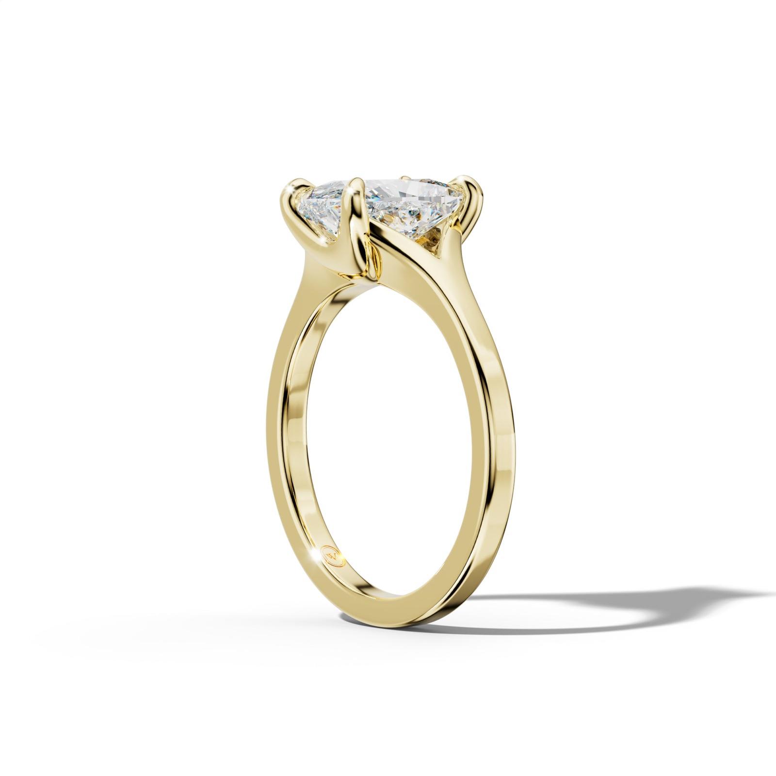 Alicia Elongated Cushion Diamond Engagement Ring