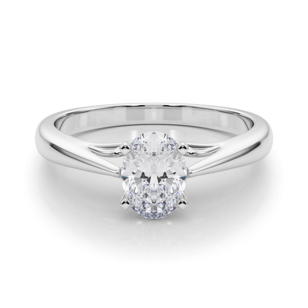 Katerina Oval Diamond Solitaire Engagement Ring