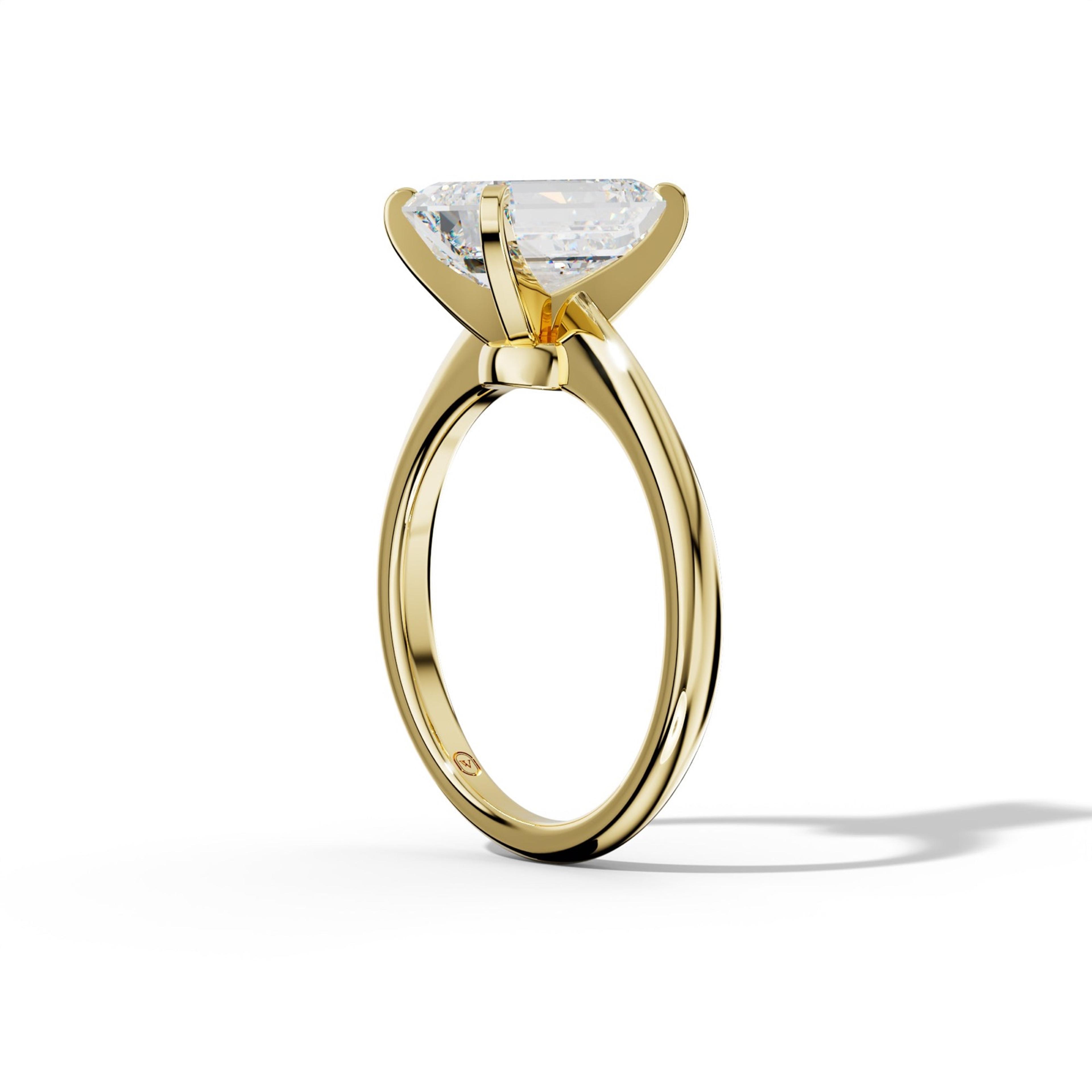 Alison Emerald Cut Engagement Ring