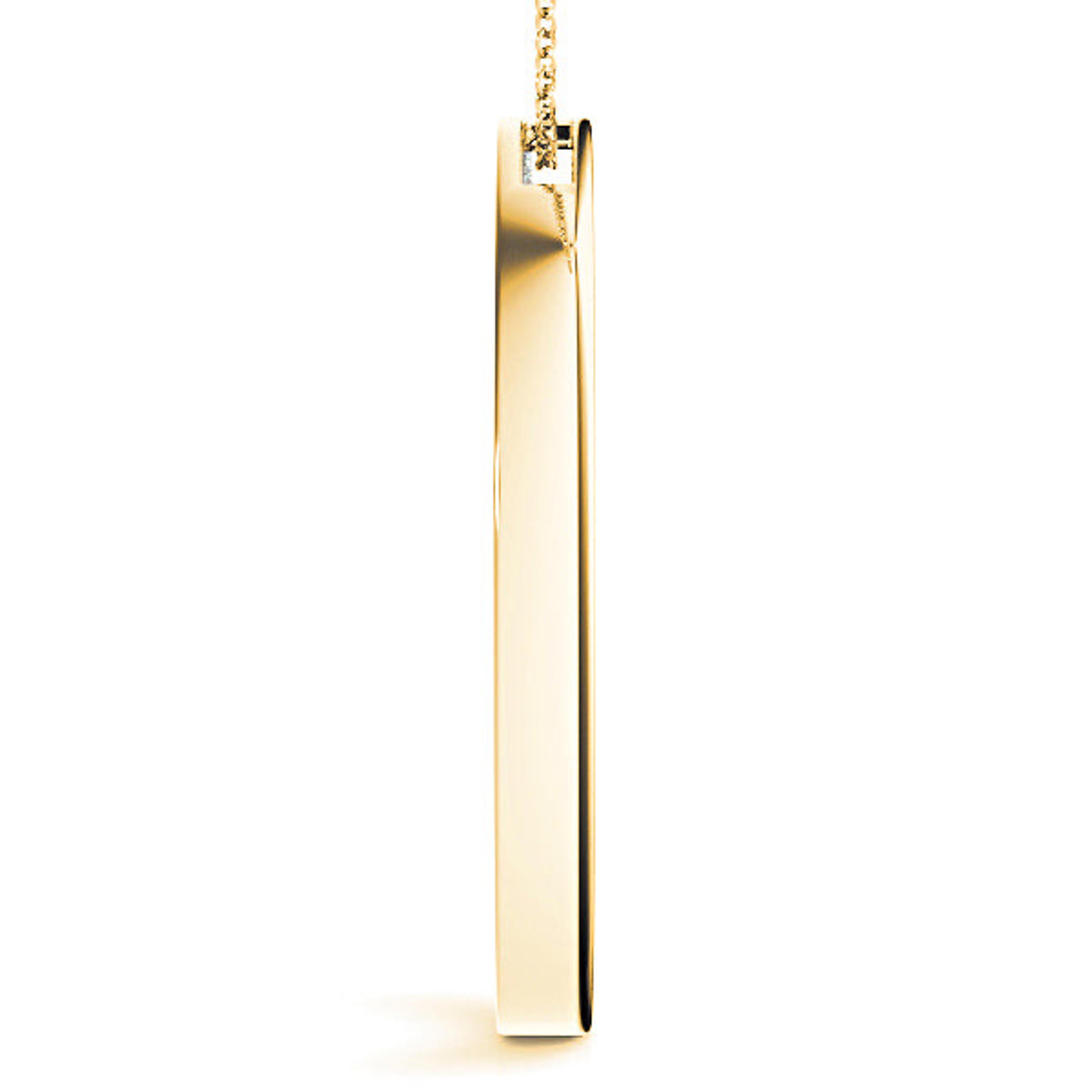 0.80 ctw Diamond Circle Channel Set Necklace Pendant-VIRABYANI
