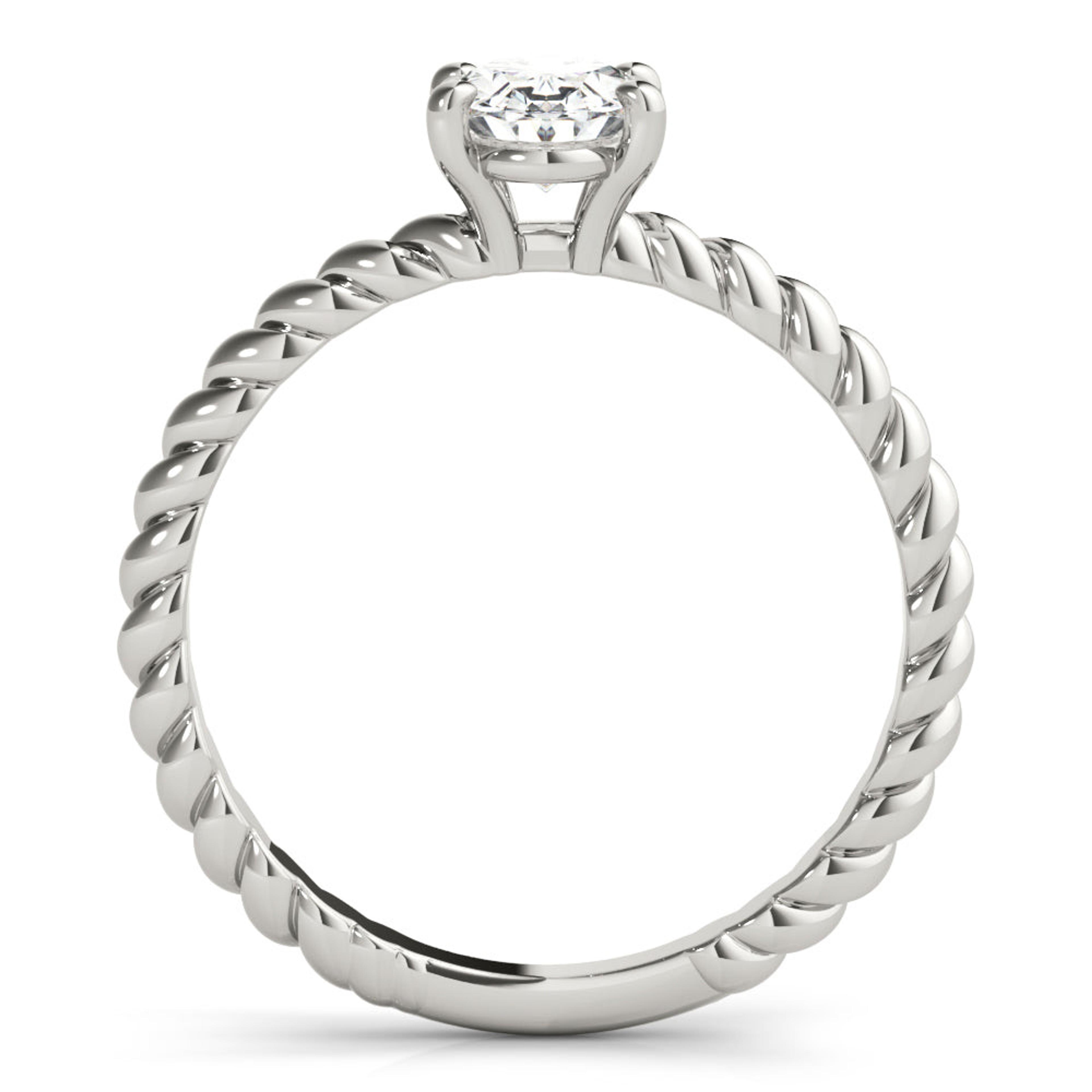 Eleanor Oval Diamond Solitaire Engagement Ring