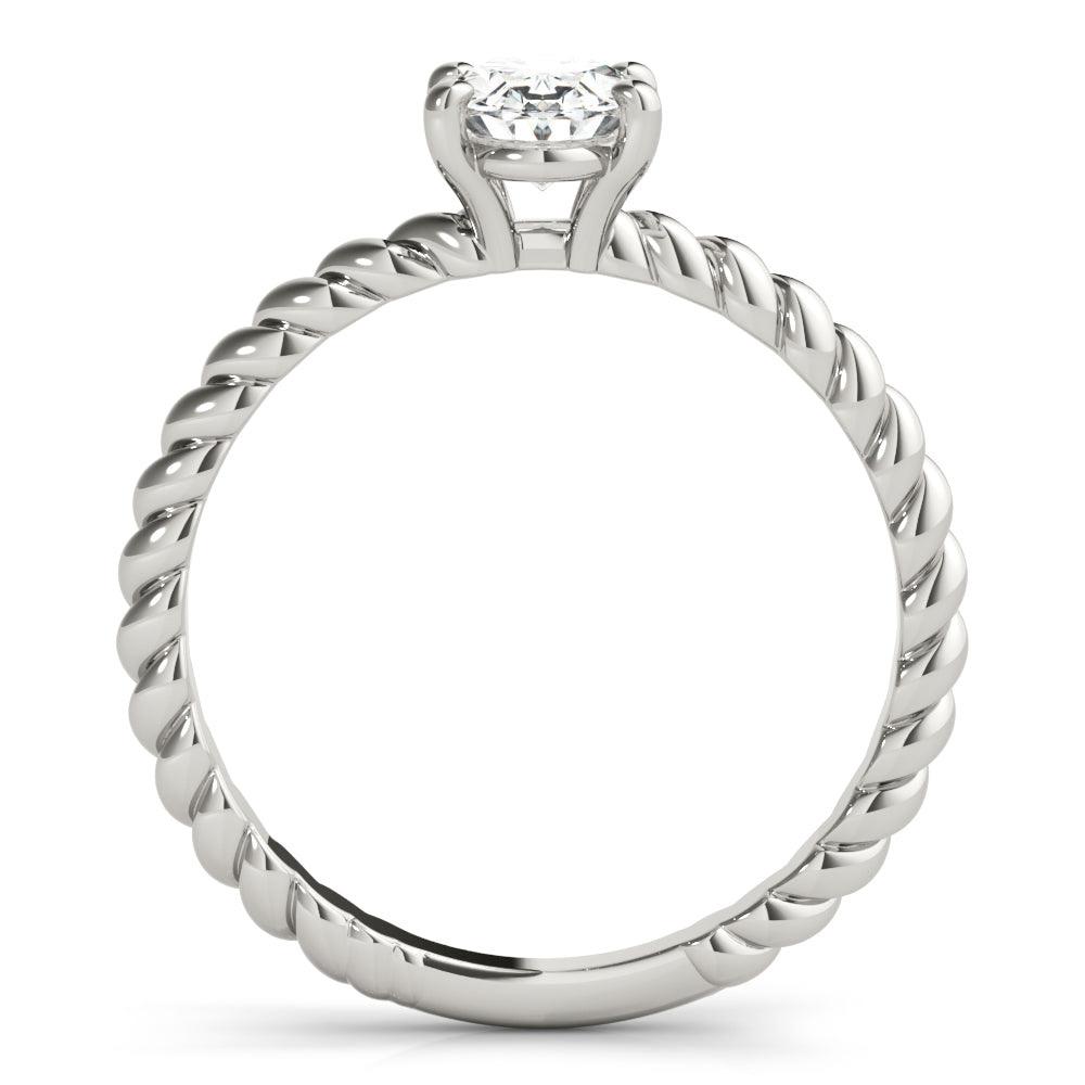 Eleanor Oval Diamond Solitaire Engagement Ring