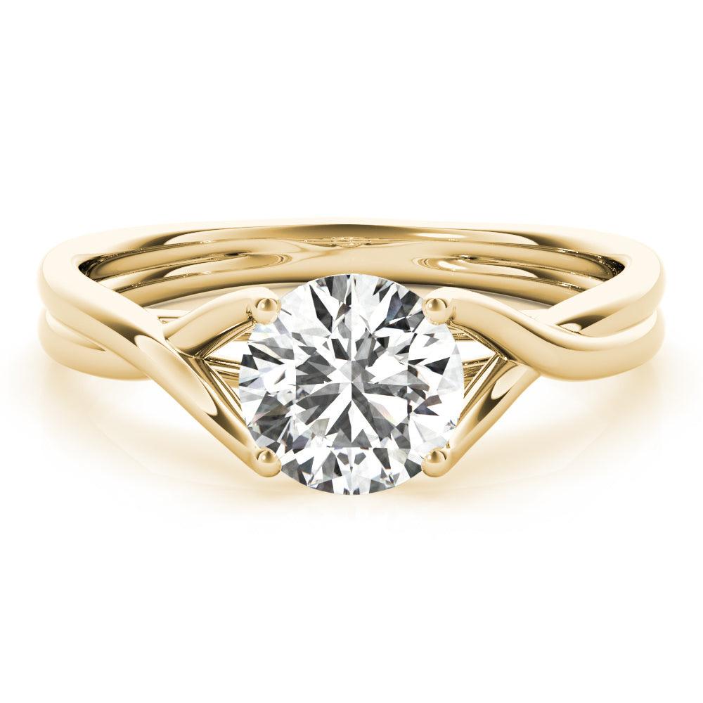 Amara Round Diamond Solitaire Engagement Ring