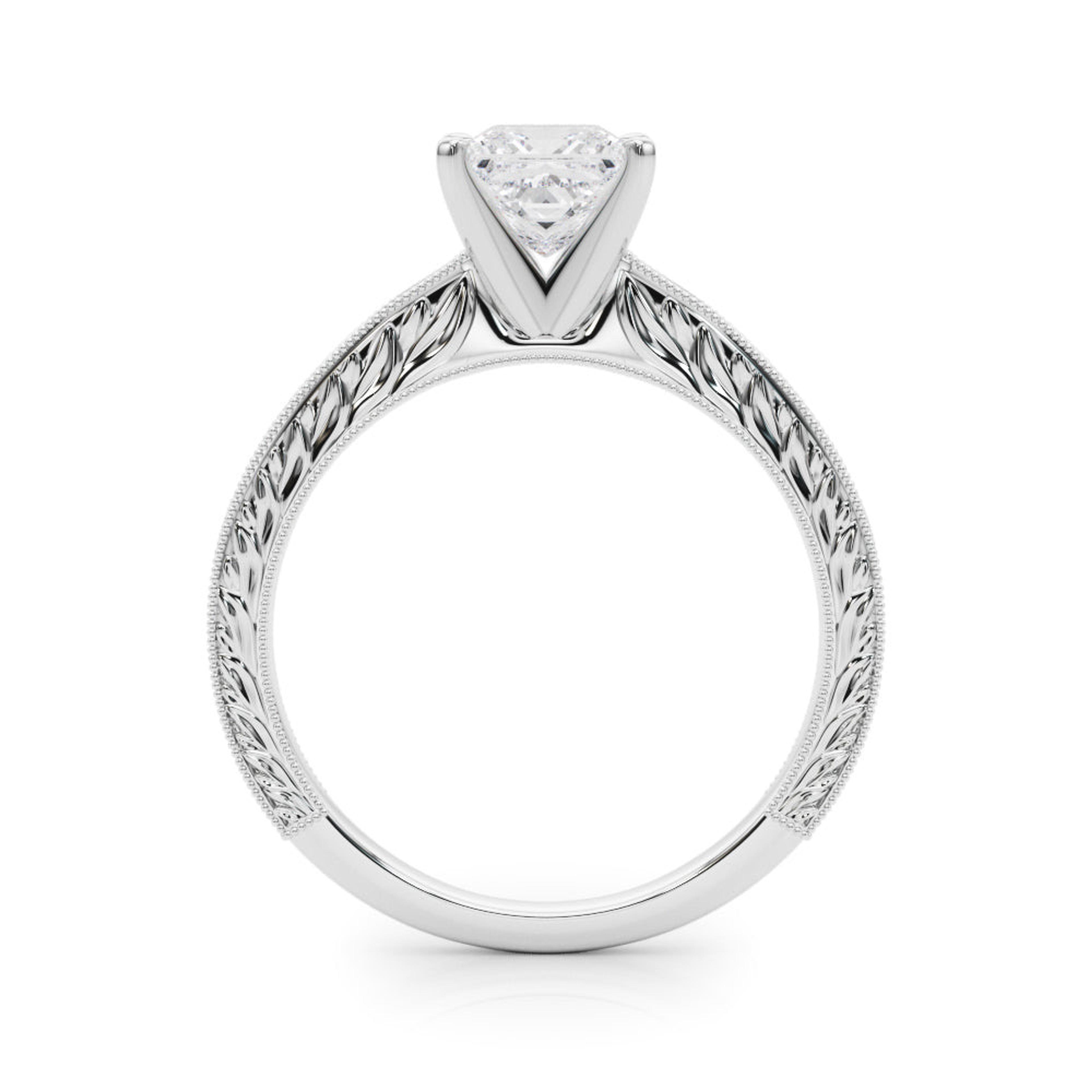 Victoria Princess Diamond Solitaire Engagement Ring