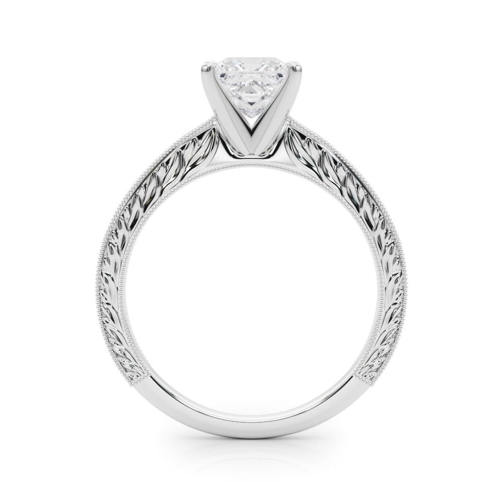 Victoria Princess Diamond Solitaire Engagement Ring