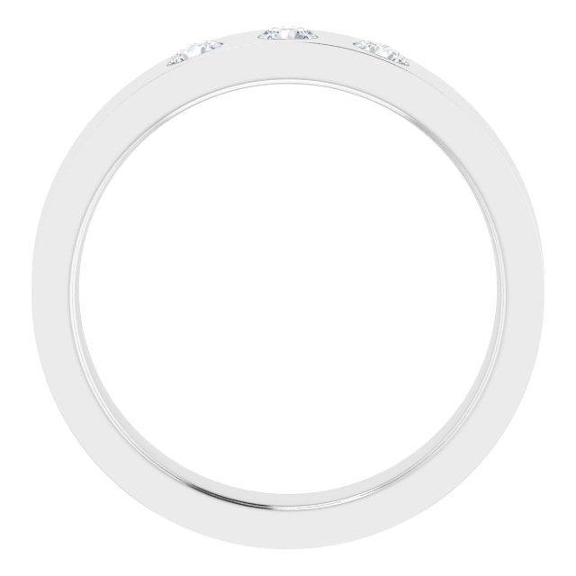 0.20 ctw Bezel Set Round Diamond Men's Ring-VIRABYANI