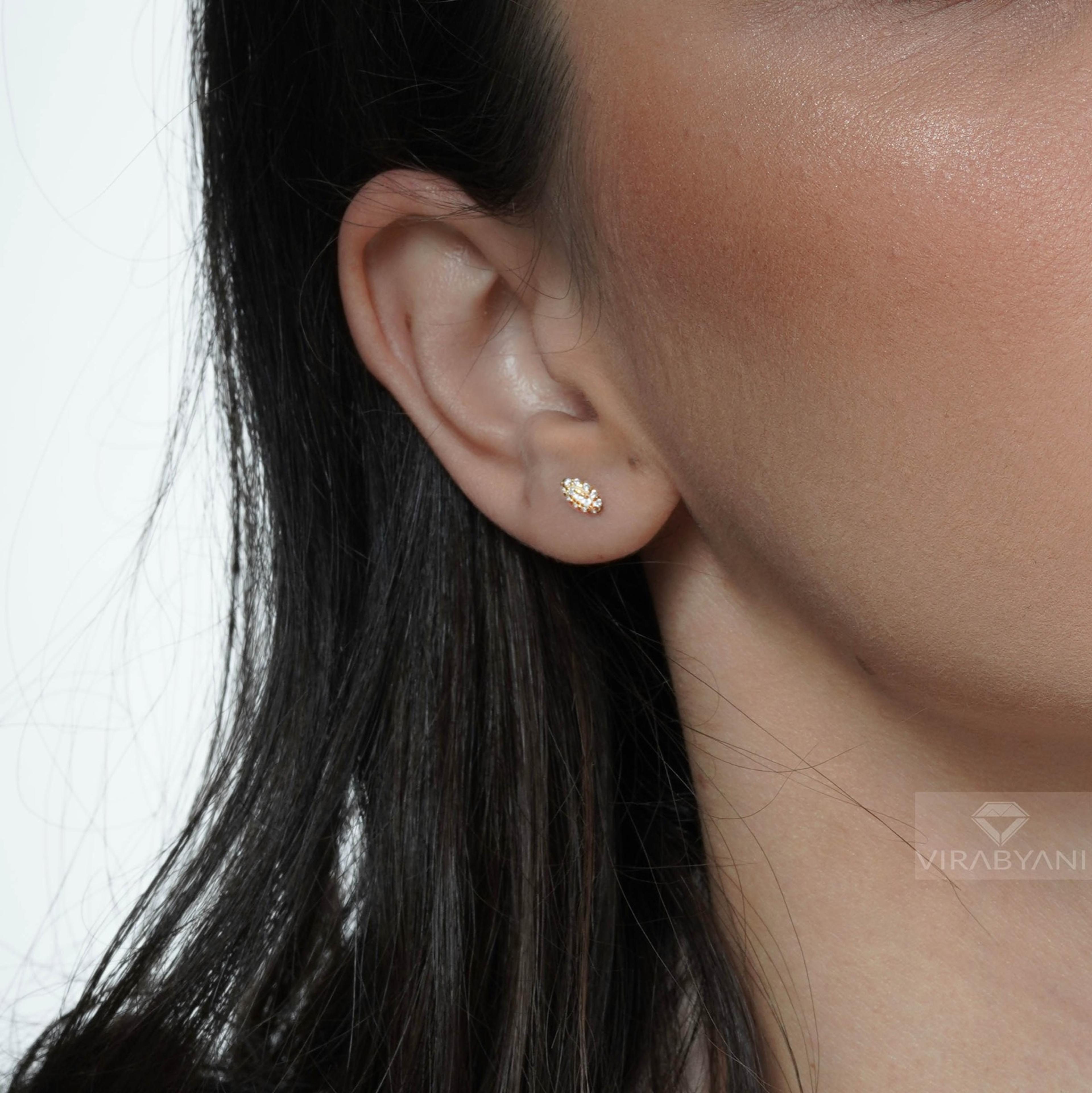 Marquise Shaped AMoré Pavé Stud Earrings With 0.20 ct. Diamonds