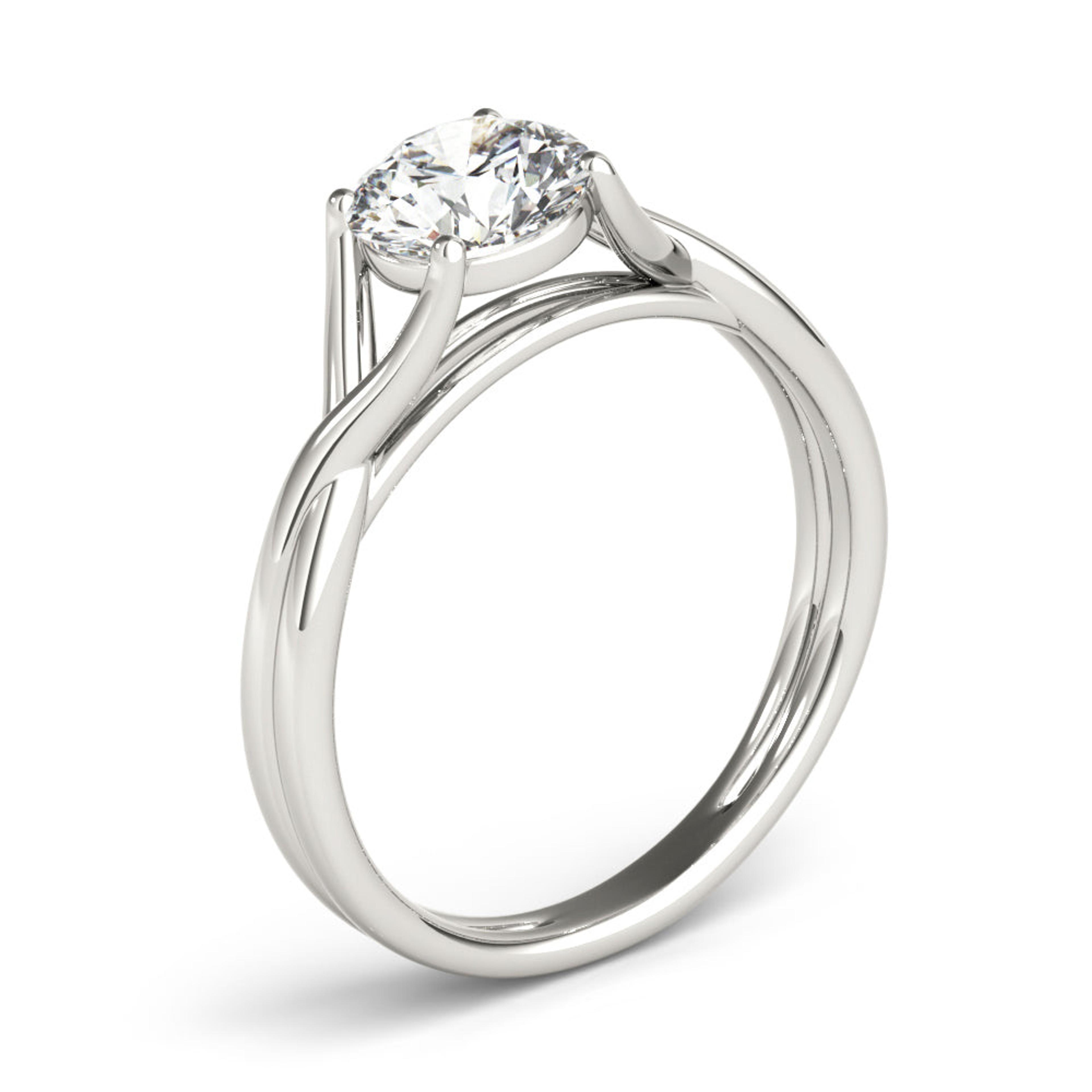 Amara Round  Diamond Solitaire Engagement Ring