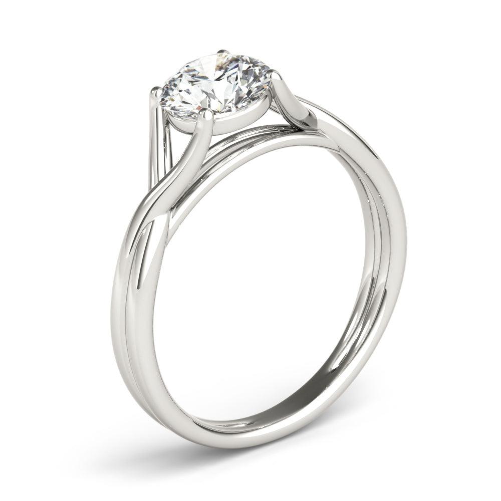 Amara Round Diamond Solitaire Engagement Ring
