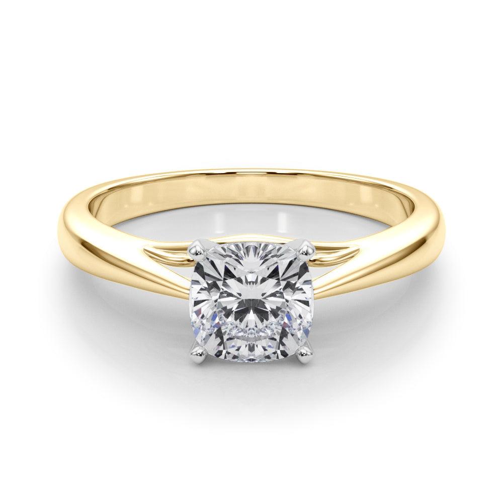 Katerina Cushion Lab Grown Diamond Solitaire Engagement Ring IGI Certified