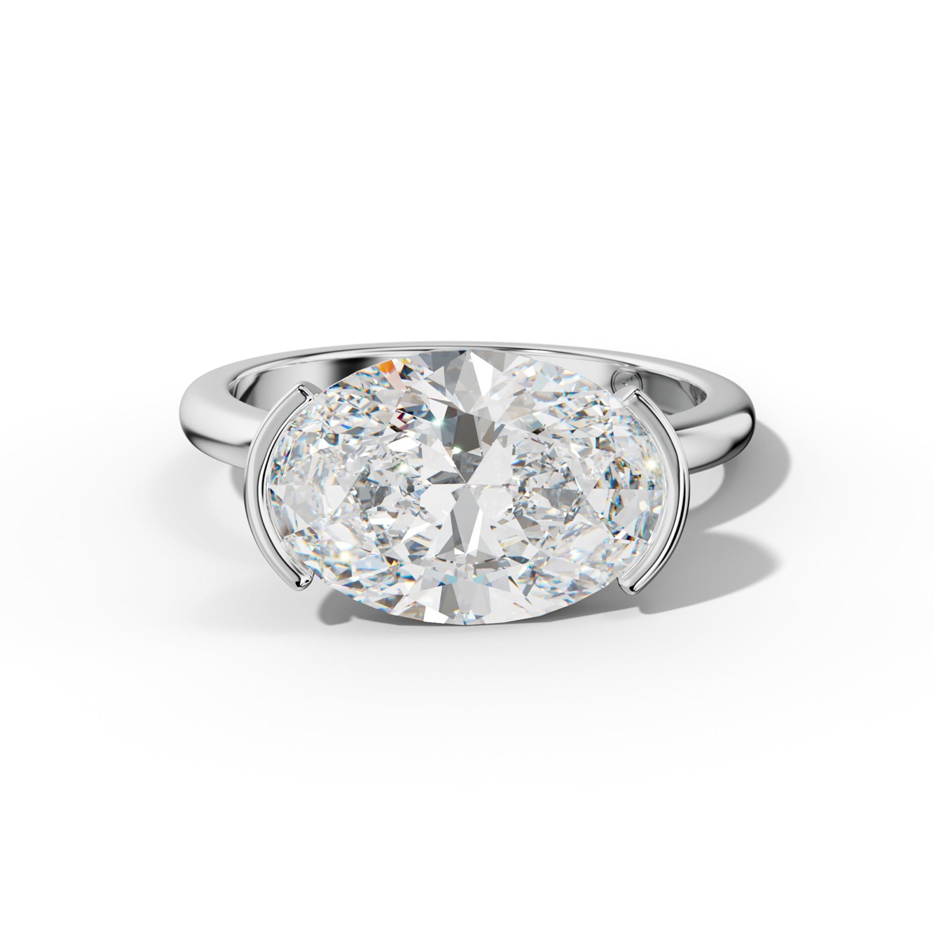 Azalea Oval Diamond Engagement Ring