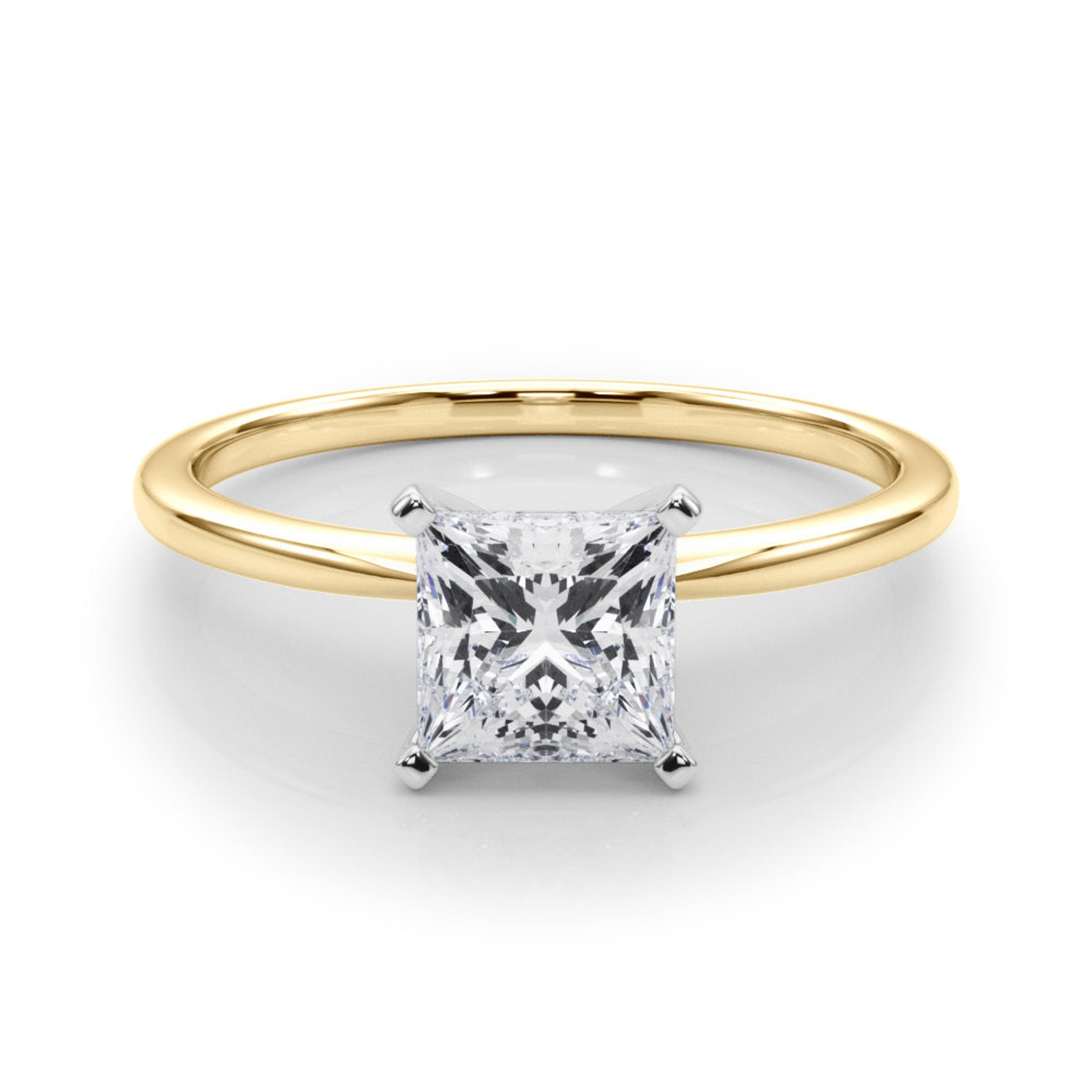 Angelica Princess Solitaire Engagement Ring IGI Certified