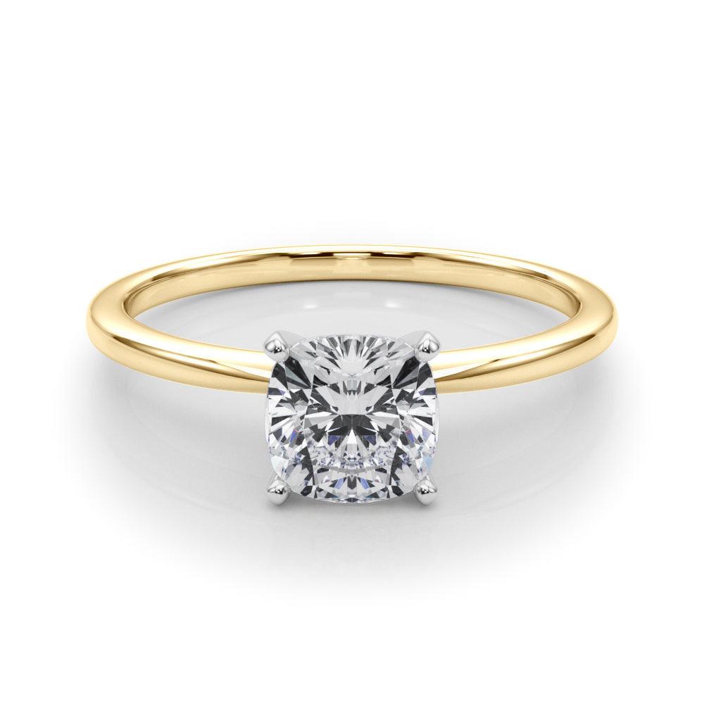 Angelica Cushion Lab Grown Diamond Solitaire Engagement Ring IGI Certified