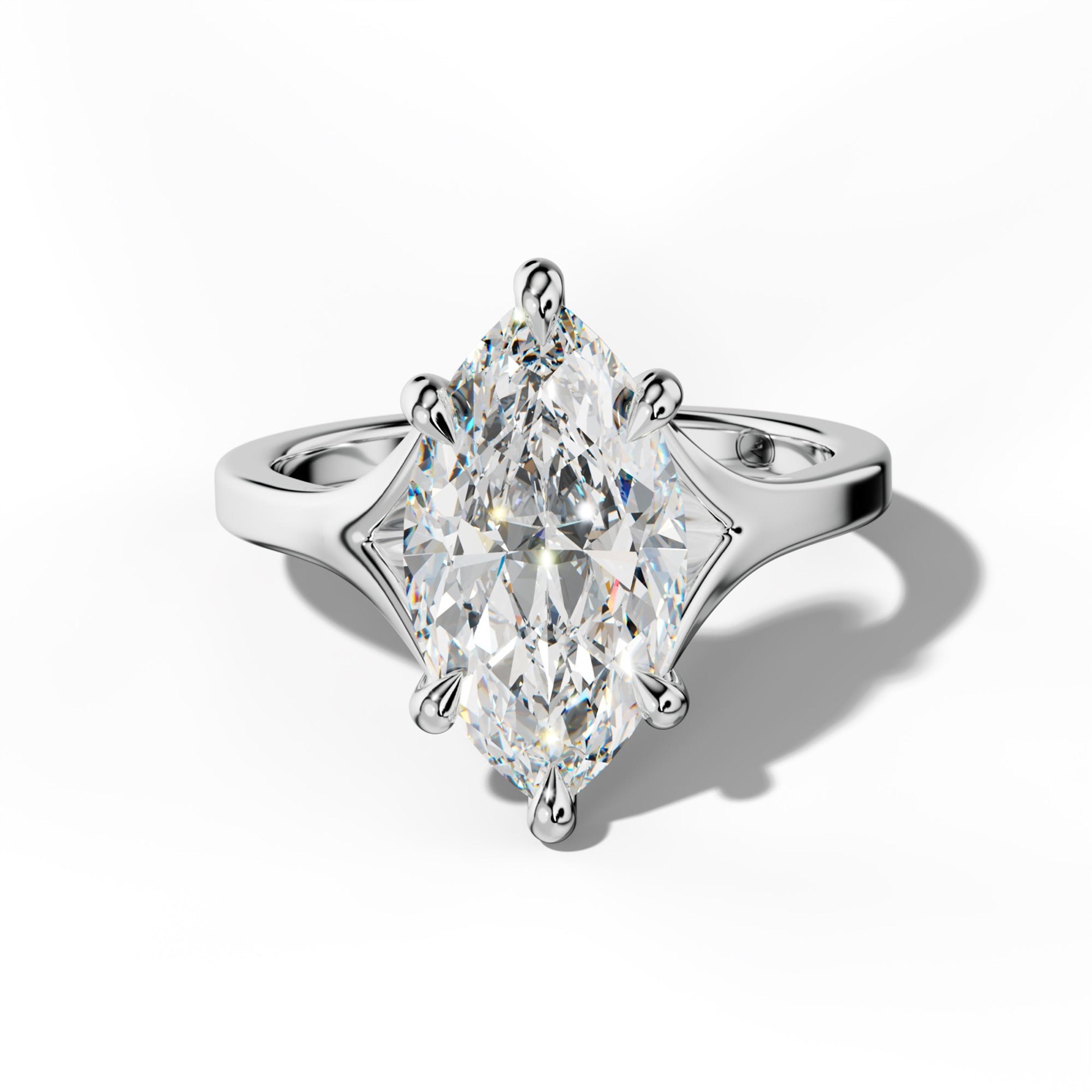 Alicia Marquise Diamond Engagement Ring