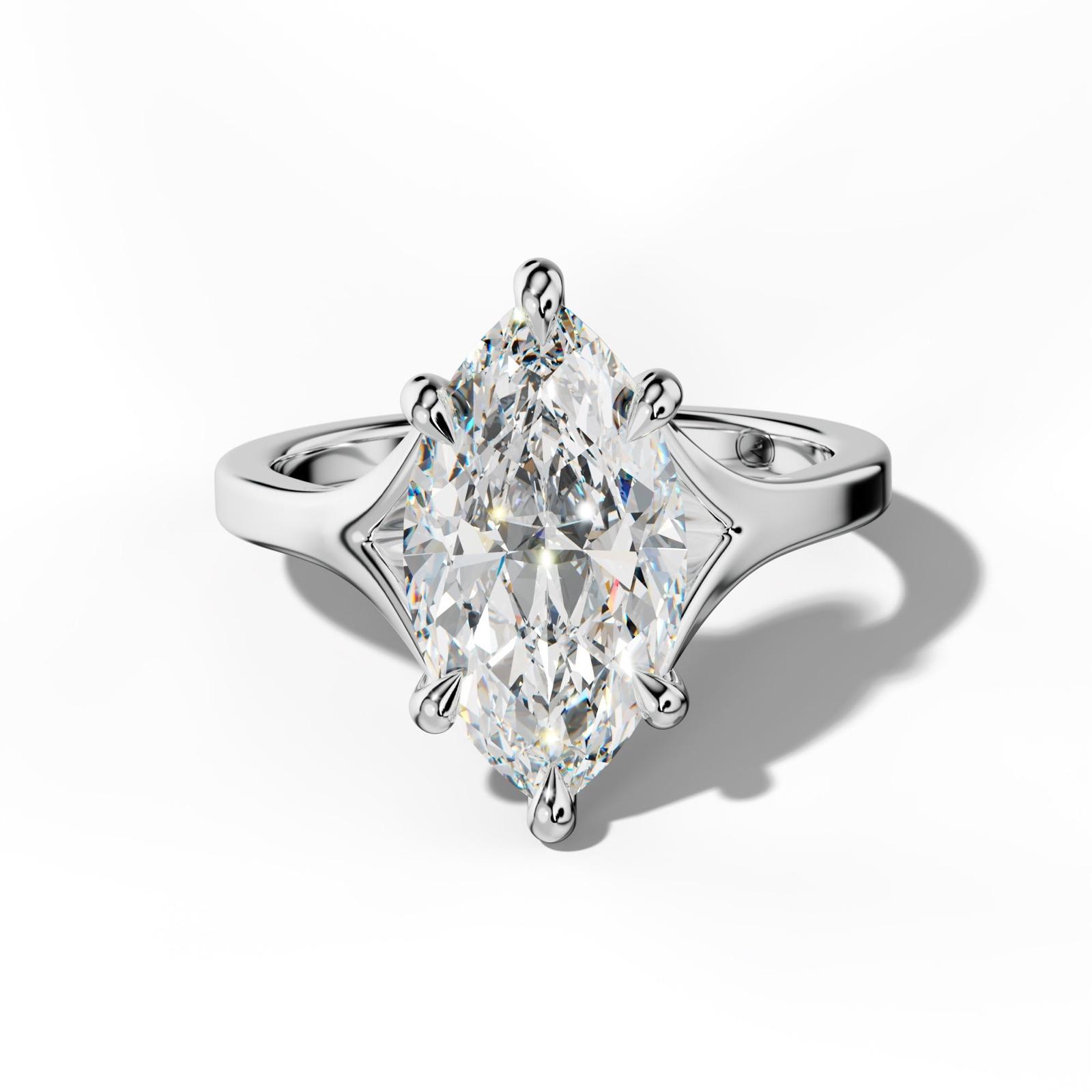 Alicia Marquise Diamond Engagement Ring