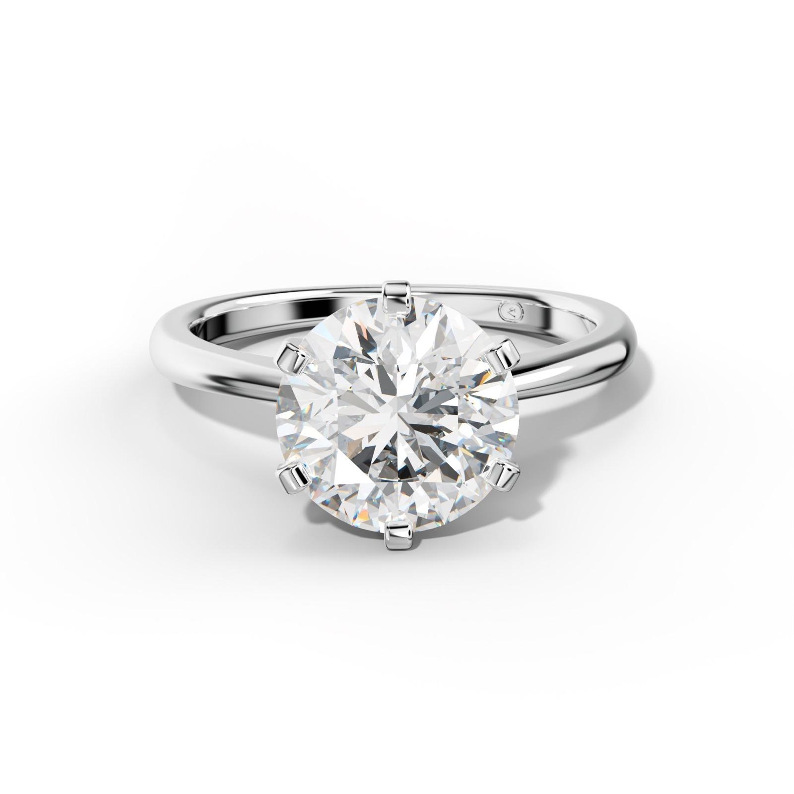Molly Round Diamond Engagement Ring
