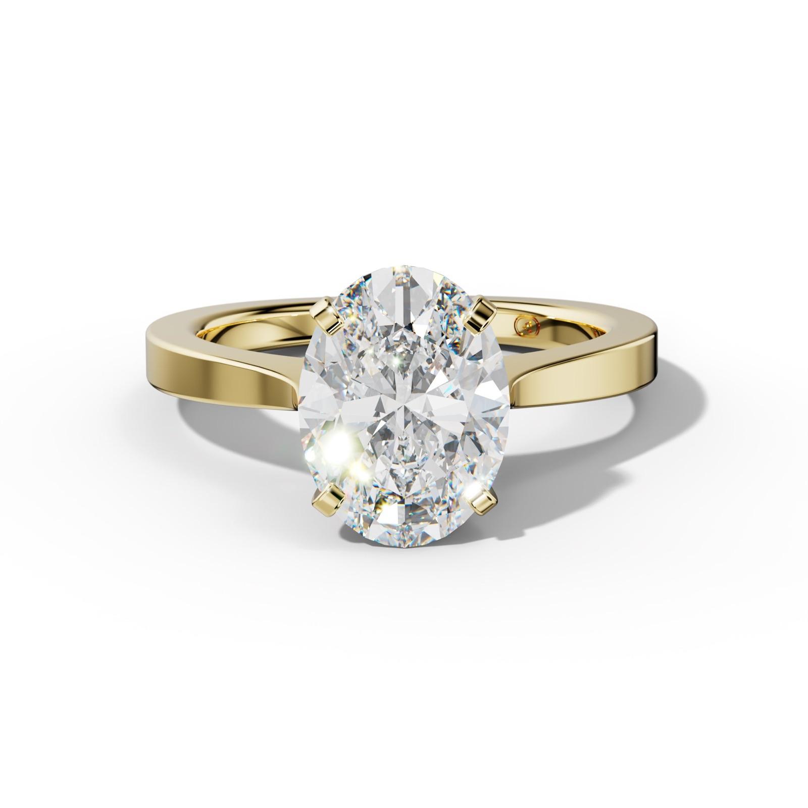 Amaya Oval Diamond Engagement Ring