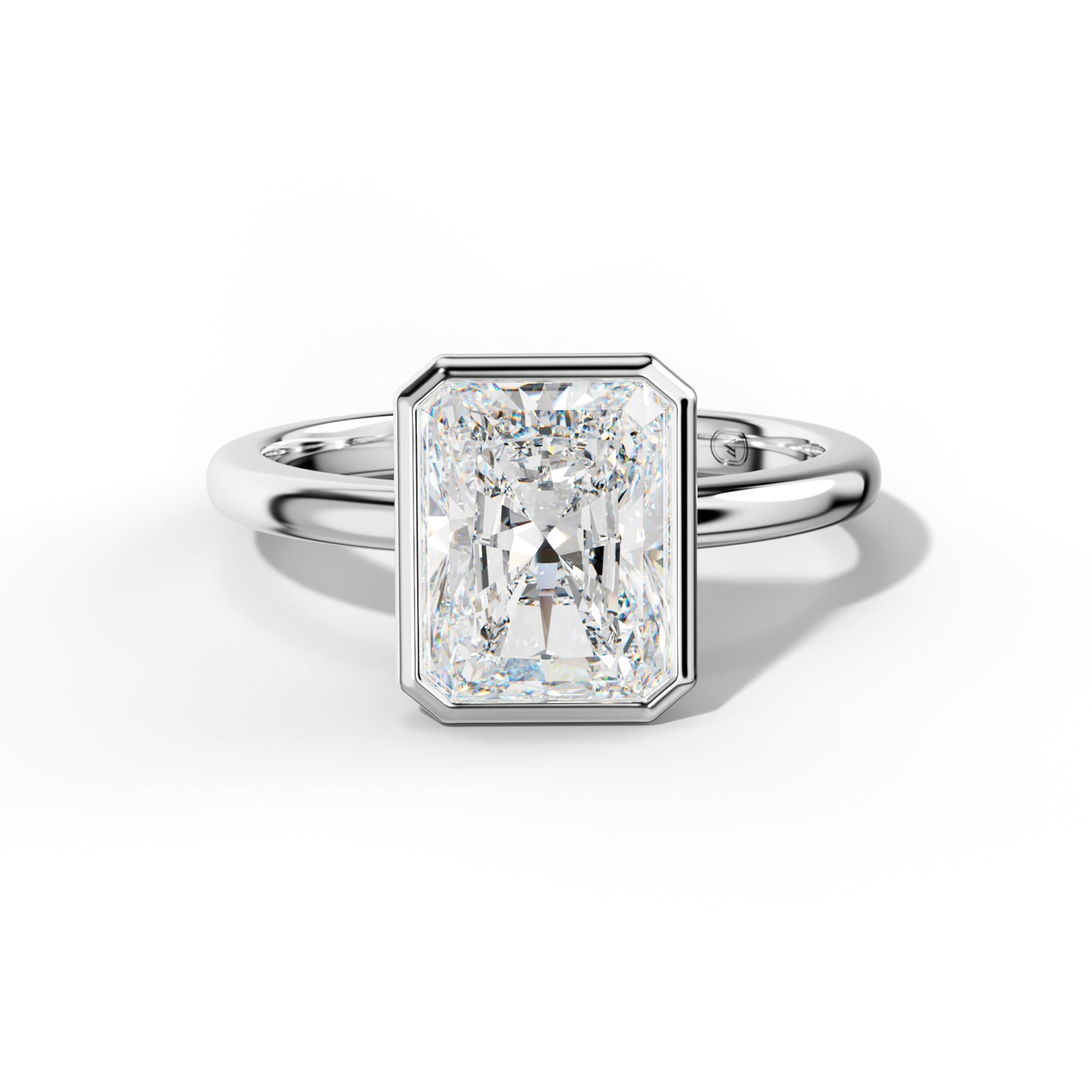 Malaya Radiant Diamond Engagement Ring
