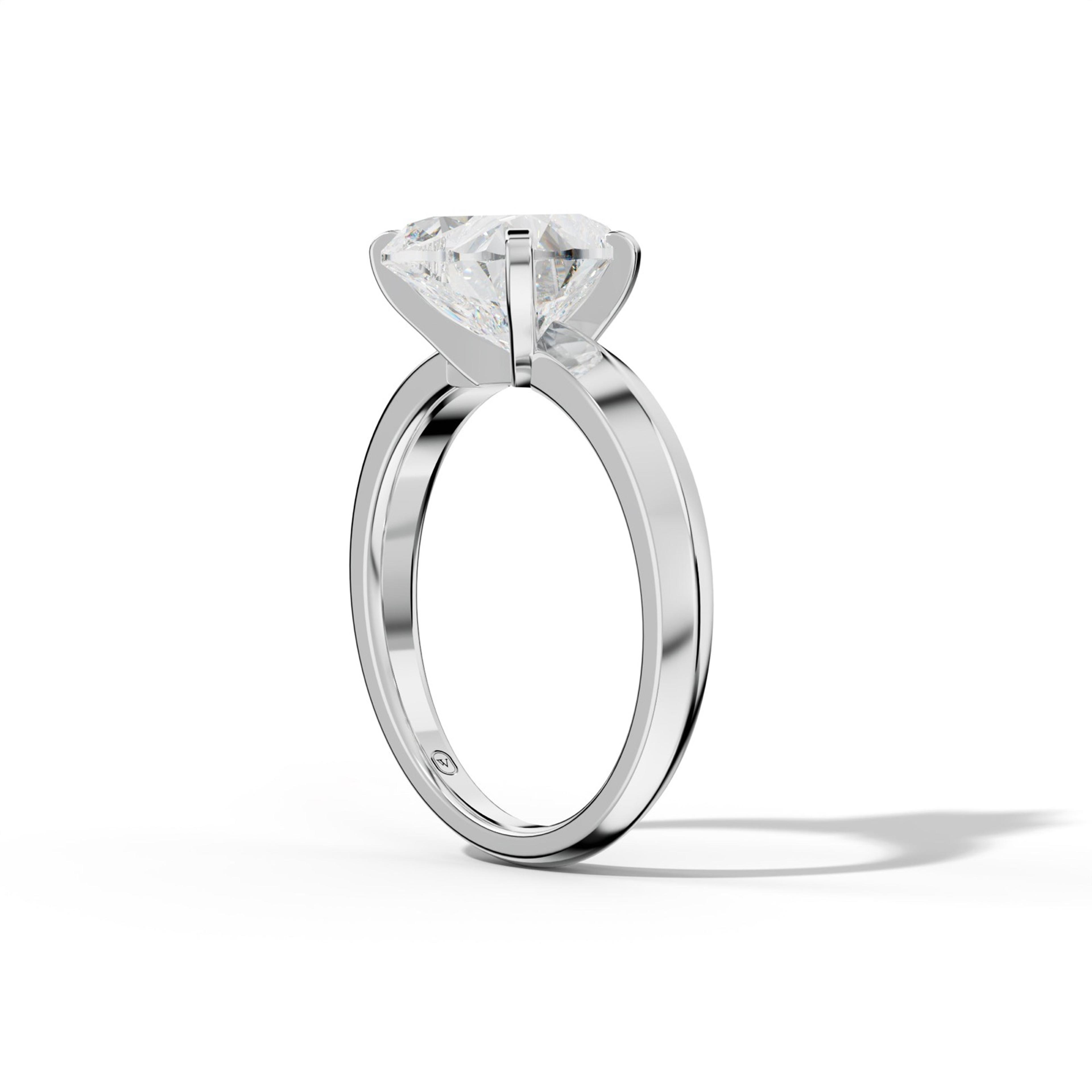 Lina Heart Diamond Engagement Ring