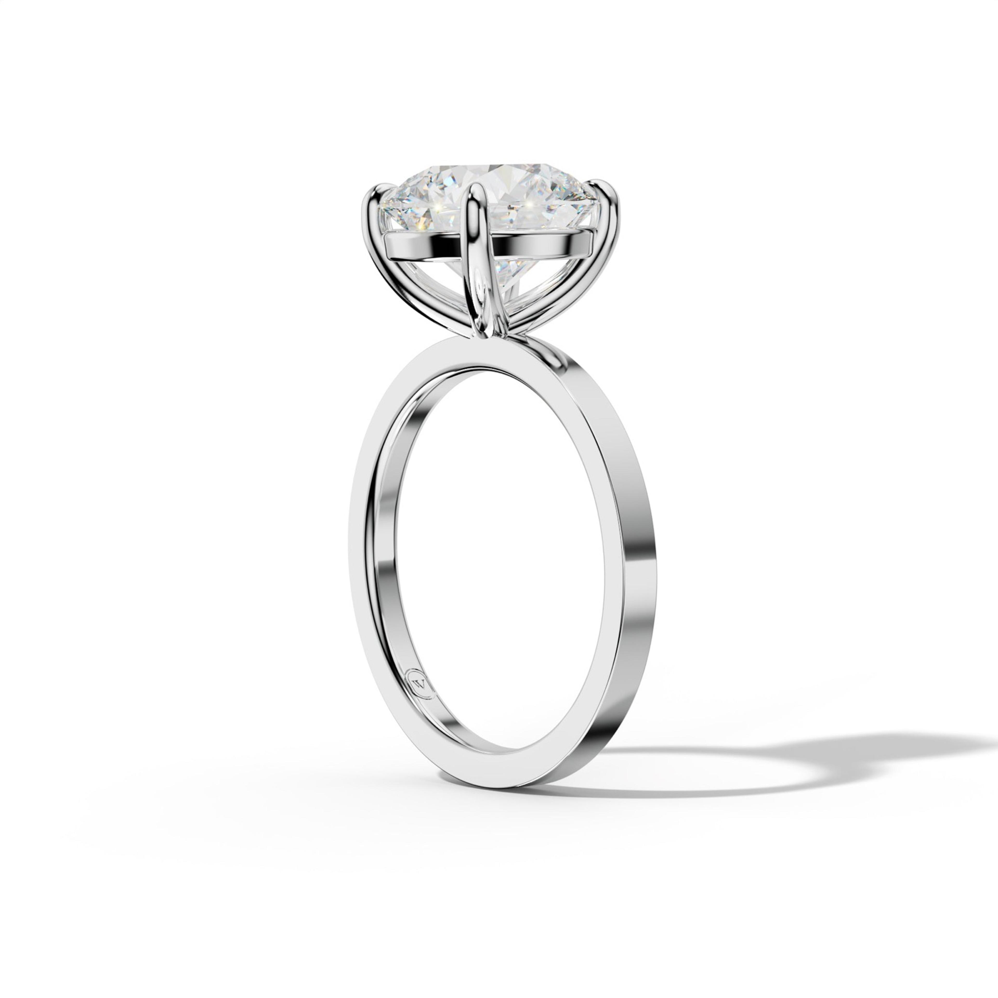 Gabriella Round Diamond Engagement Ring