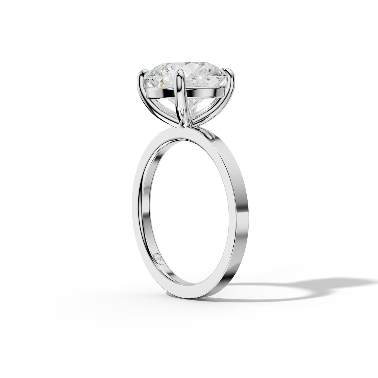 Gabriella Round Diamond Engagement Ring