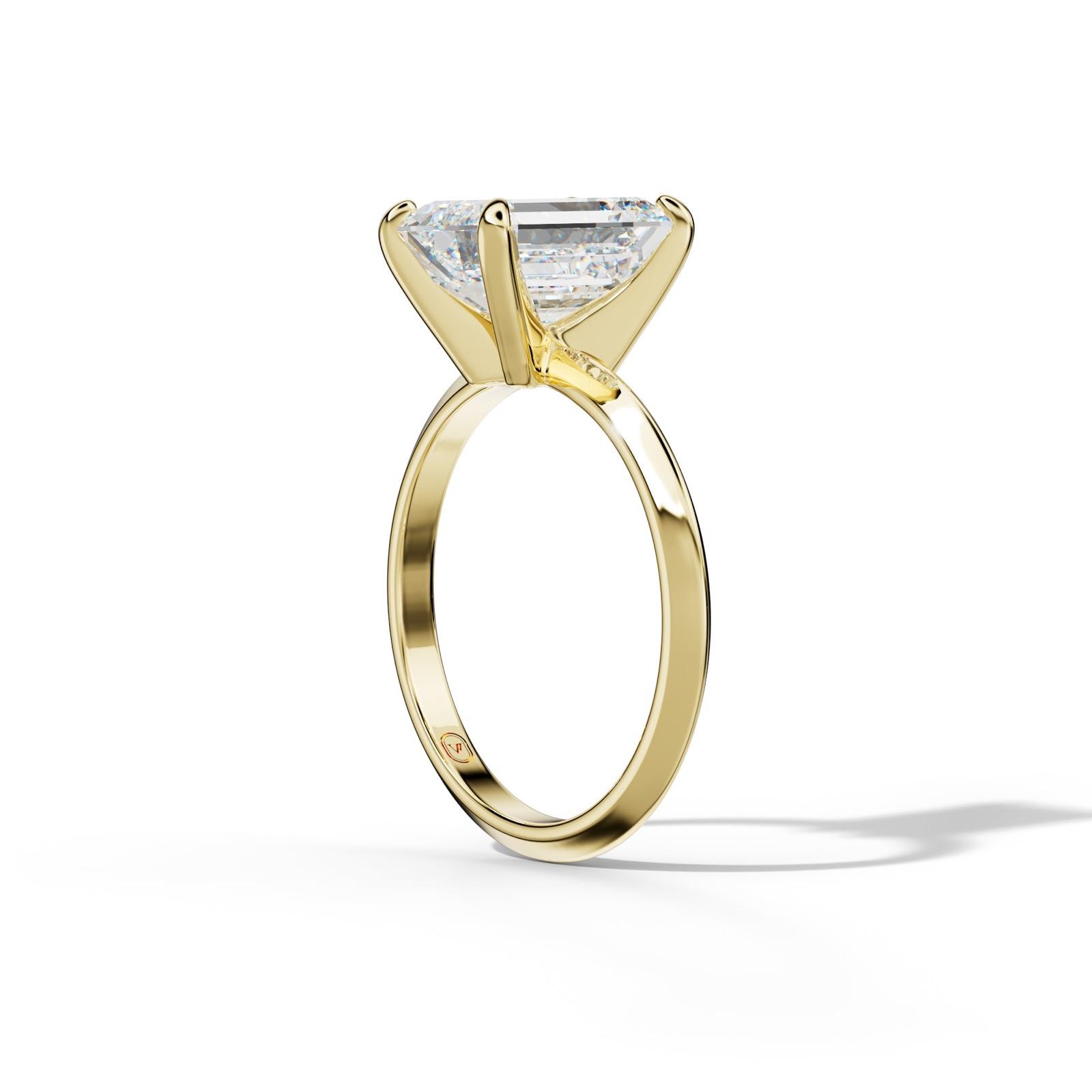 Tessa Emerald Cut Engagement Ring