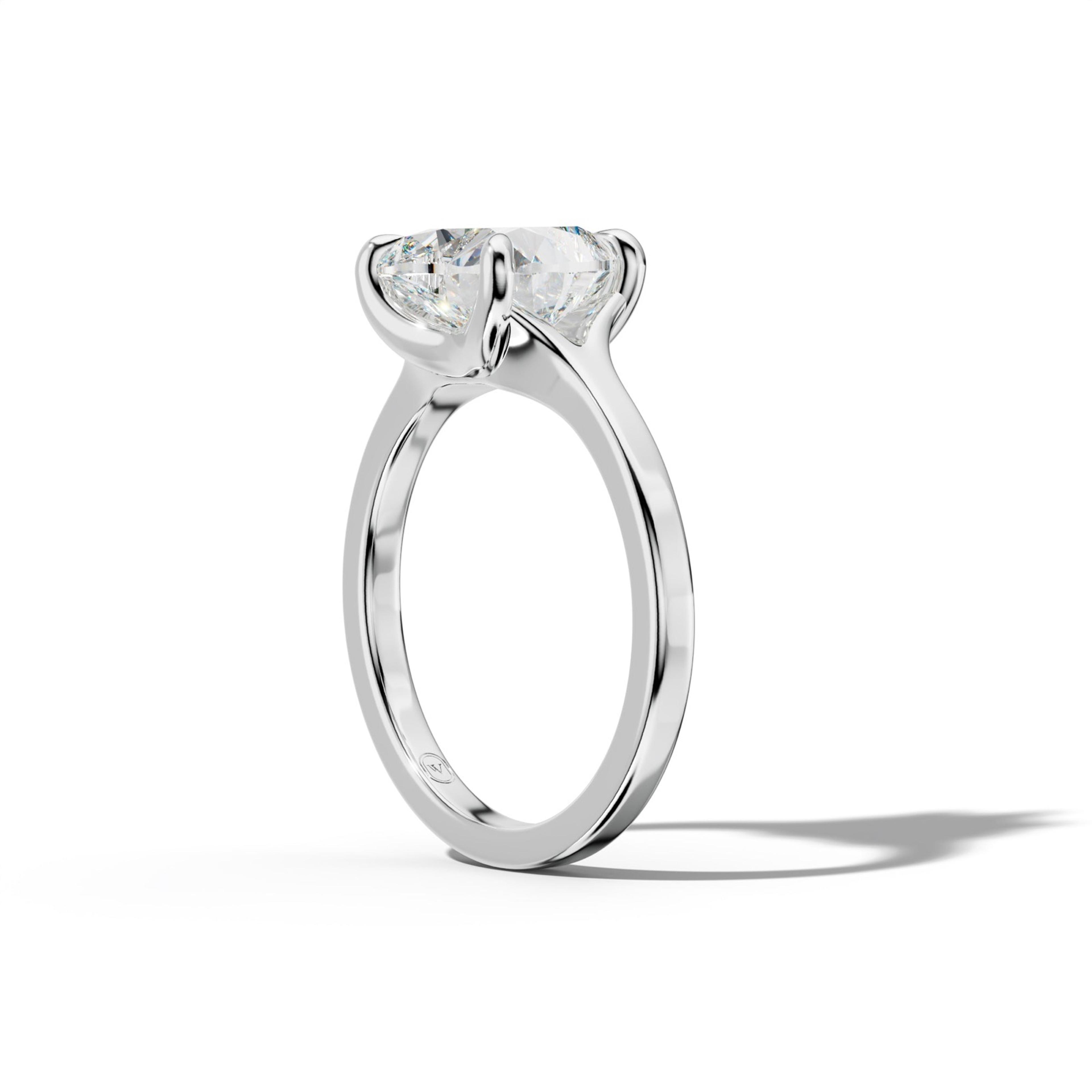 Alicia Heart Diamond Engagement Ring