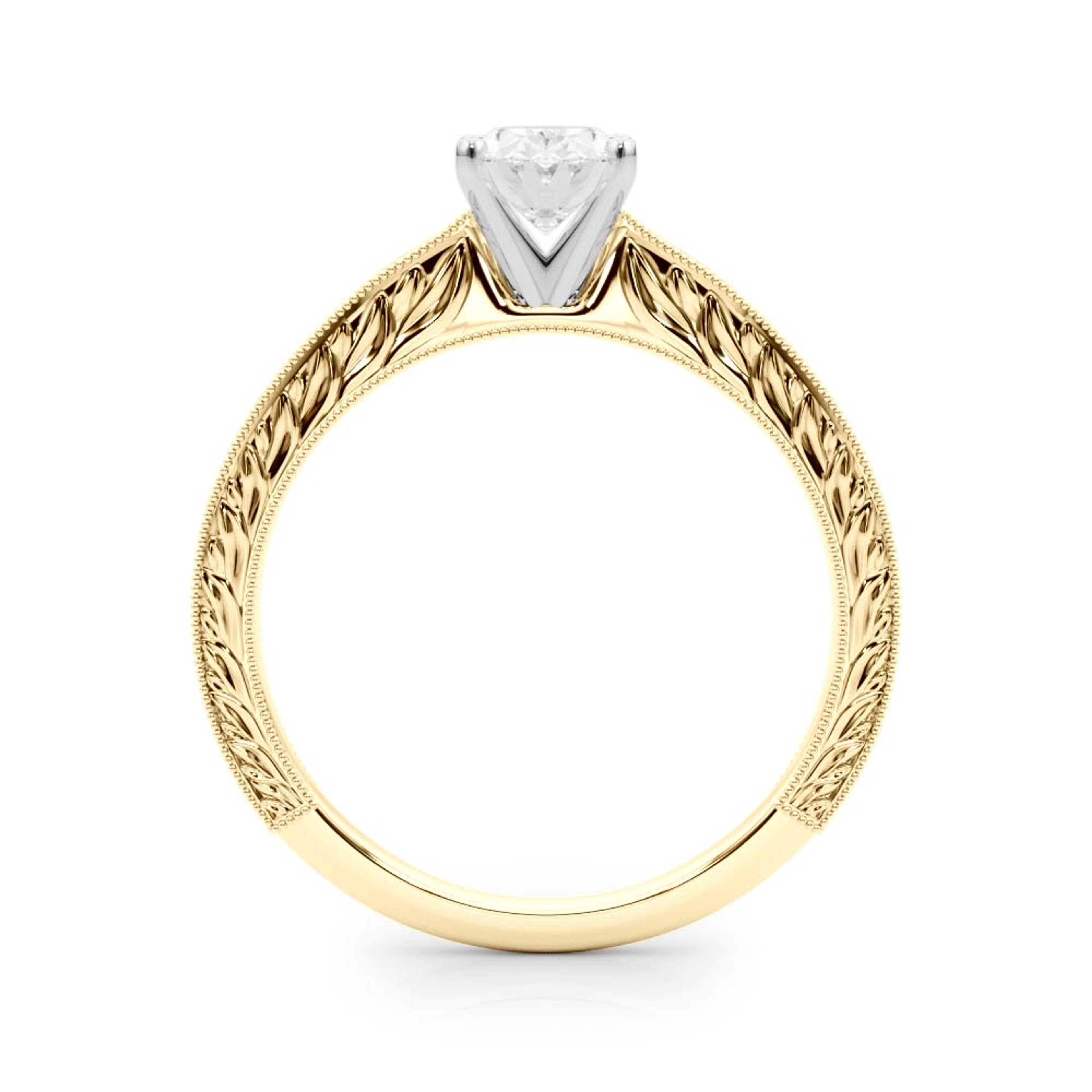Victoria Oval Diamond Solitaire Engagement Ring